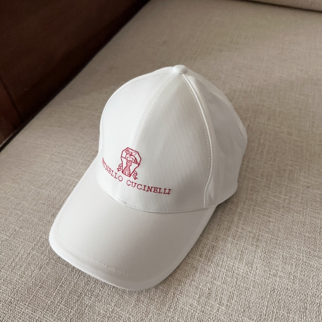 

brunello cucinelli布鲁内洛 •库奇内利  专柜新款高版本棒球帽，大牌同步，超好出货