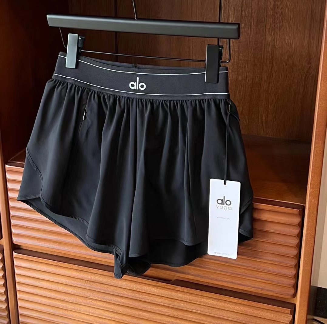 ALO Yoga Black Tennis Skirt | High-Performance Running Shorts - Sizes S, M, L 7 i1741409132 3548 5