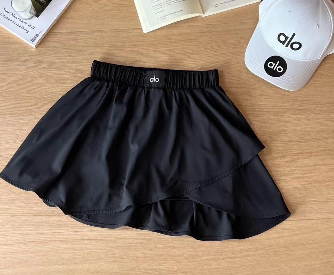 ALO Yoga Black Tennis Skirt | High-Performance Running Shorts - Sizes S, M, L 9 i1741409132 4572 7