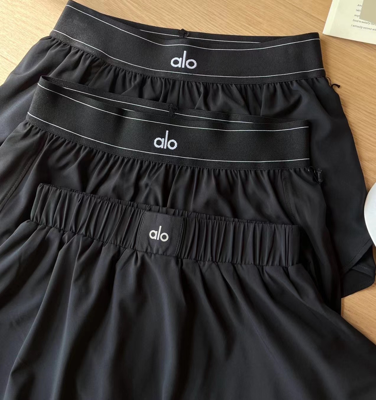 ALO Yoga Black Tennis Skirt | High-Performance Running Shorts - Sizes S, M, L 5 i1741409132 6292 3
