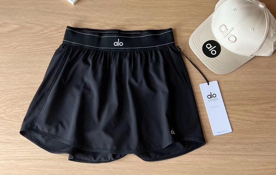 ALO Yoga Black Tennis Skirt | High-Performance Running Shorts - Sizes S, M, L 8 i1741409132 8451 6