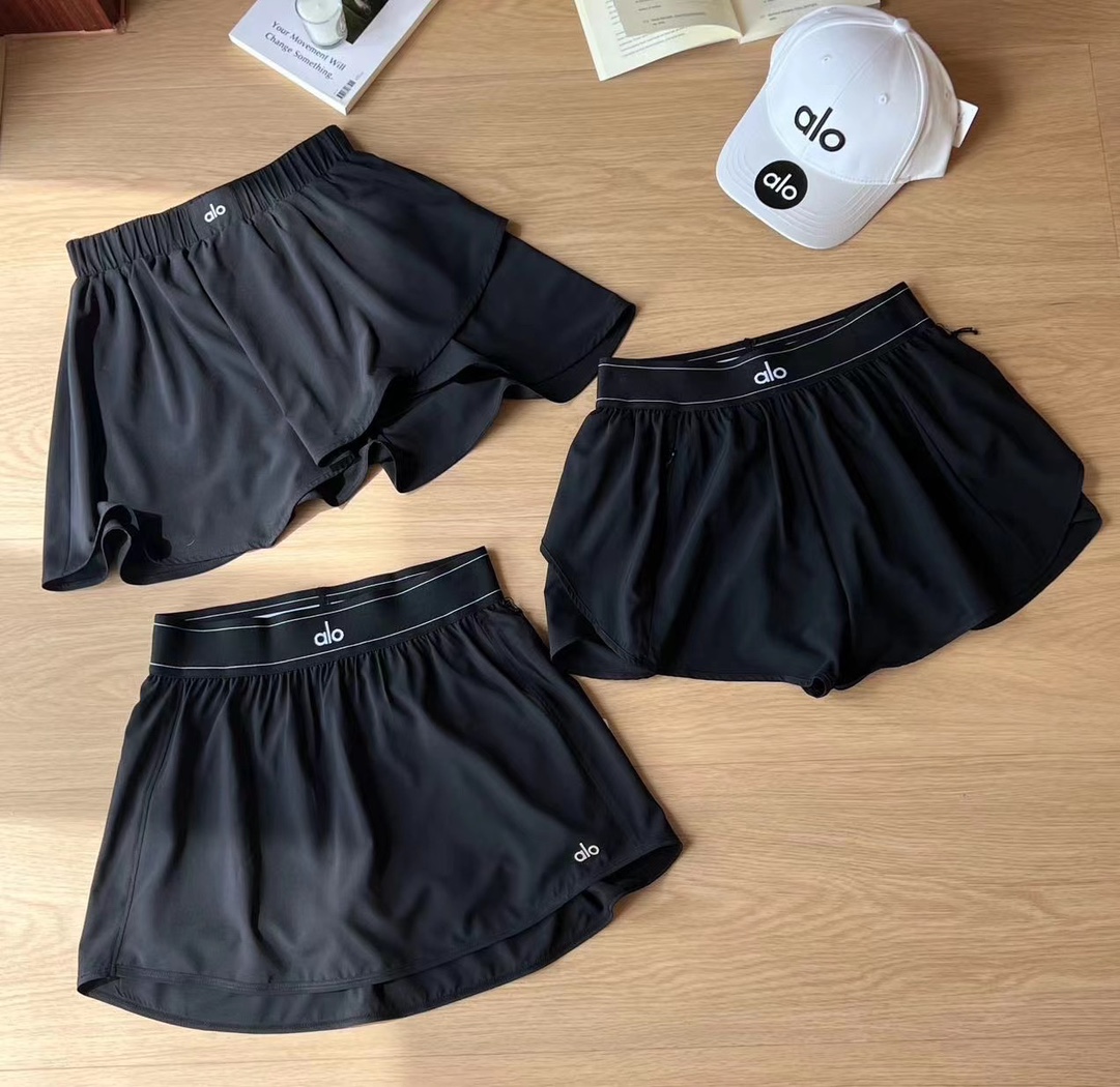 ALO Yoga Black Tennis Skirt | High-Performance Running Shorts - Sizes S, M, L 2 i1741409132 9883 0