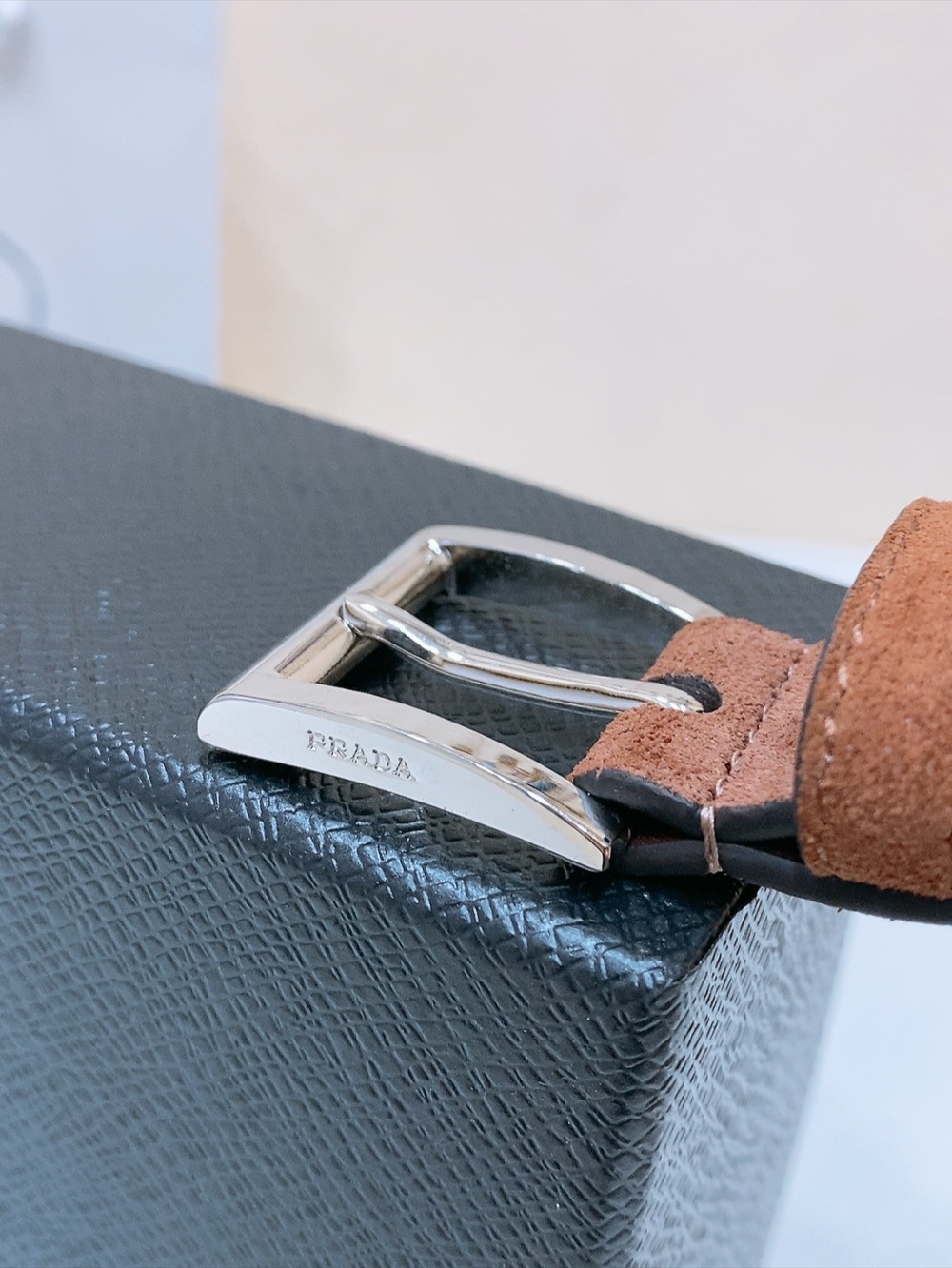 Prada Style Leather Men's Belts Lookbook Reference image 2