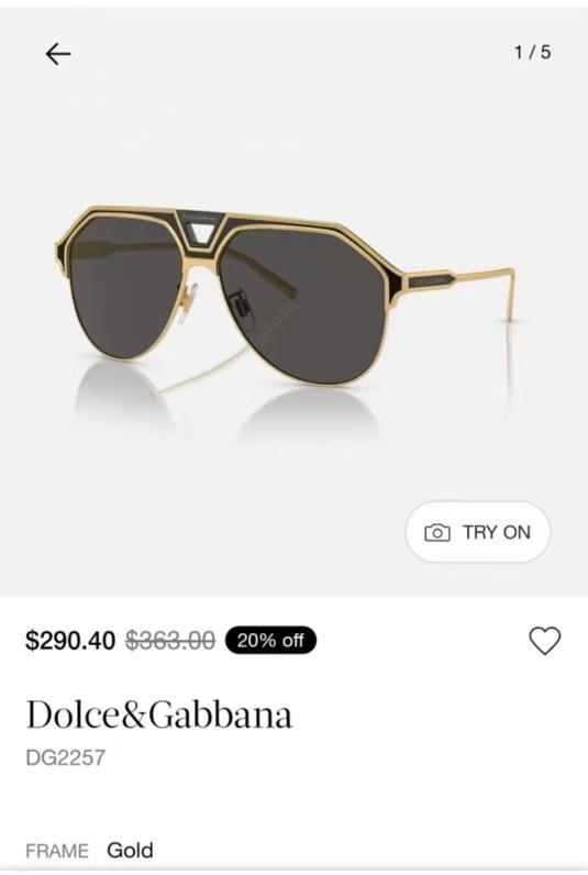 ‼️DOLCE & GABBAN*🌟🌟🌟MODEL：DG2257🌟🌟🌟SIZE60口13-150🌟🌟🌟