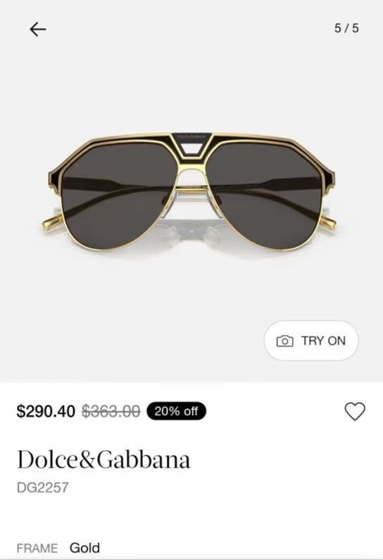  ‼️ 官网图 DOLCE & GABBAN*🌟🌟🌟MODEL：DG2257🌟🌟🌟SIZE60口13-1
