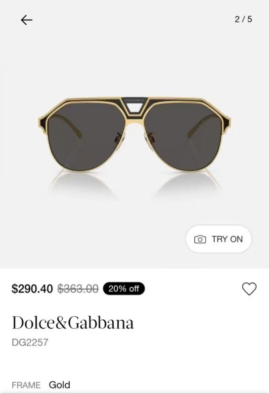  ‼️ 官网图 DOLCE & GABBAN*🌟🌟🌟MODEL：DG2257🌟🌟🌟SIZE60口13-1