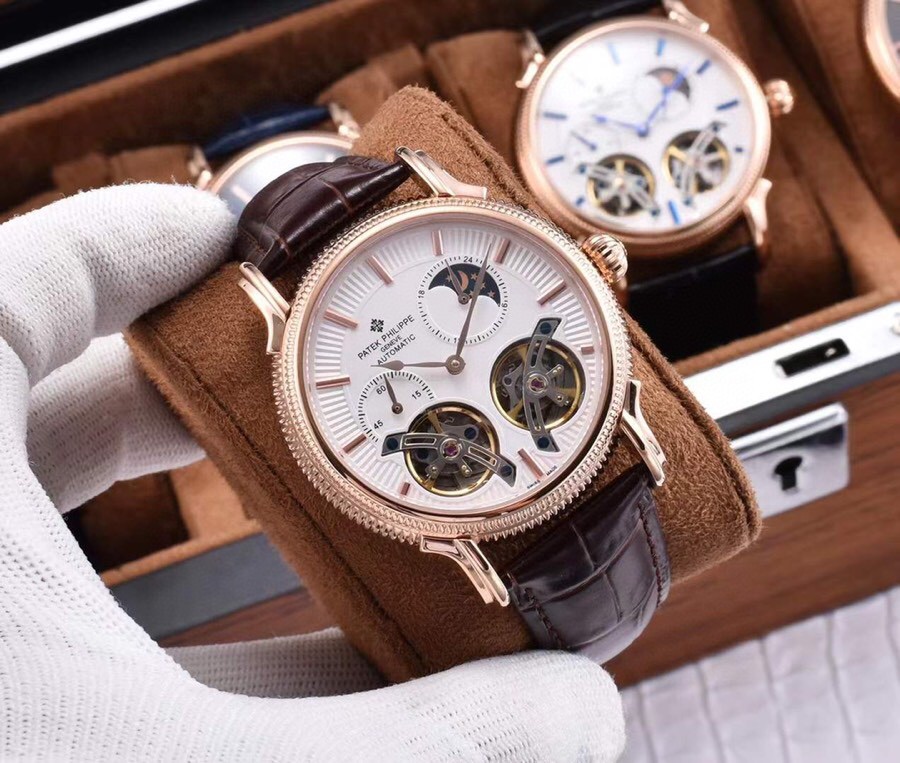 NO:726597,Brand Patek Philippe Double Flywheel Noble style and extraordinary) Excellent quality Type boutique men's watch (top) Latest launch Strap Genuine cowhide strap (durable) Movement top-level double flywheel mechanical movement (stable) Material mineral super mirror (wear-resistant) Noble temperament Excellent style Exquisite quality Elegant gentleman Size diameter 43mm thick 13mm Exquisite launch!  Welcome to reprint!  ,,cowhide19860909品牌百达菲丽 双飞轮 尊贵风格大气不凡）卓越品质 类型精品男士腕表（顶级）最新上市 表带真牛皮表带（耐用） 机芯顶级双飞轮机械机芯（稳定） 材料矿物超强镜面（耐磨） 尊贵气质 卓越风格 精湛品质 优雅绅士 尺寸直径43mm厚13mm精湛上市！欢迎转载！,,cowhide,Watch