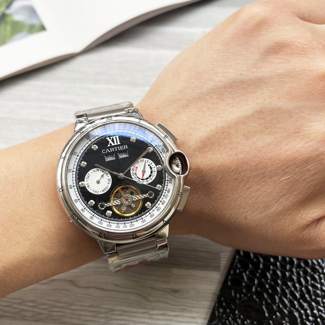 NO:148349,Platinum Steel 30 Blue Balloon Series Shockingly launched [Latest] Cartier Multifunctional Boutique Design [Type] Boutique Men's Watch [Watch Strap] Real Cowhide Strap [Movement] High-end Fully Automatic Mechanical Movement [Mirror] Mineral Strengthened Glass (More High Definition) Elegant Taste, Exotic, Ingenious, Ingenious, Wrist Treasure, Size Diameter 42mm Thickness 12.5mm Hot Sale!  Welcome to reprint!  cartier cowhide19860909白金钢30 蓝气球系列 震撼上市【最新】卡地亚 多功能精品设计【类型】精品男士腕表【表带】真牛皮表带【机芯】高端全自动机械机芯【镜面】矿物质强化玻璃（更高清） 品味高雅 浩瀚大气 匠心独运 腕间瑰宝 尺寸直径42mm厚12.5mm热卖上市！欢迎转载！,,cartier,cowhide,Watch