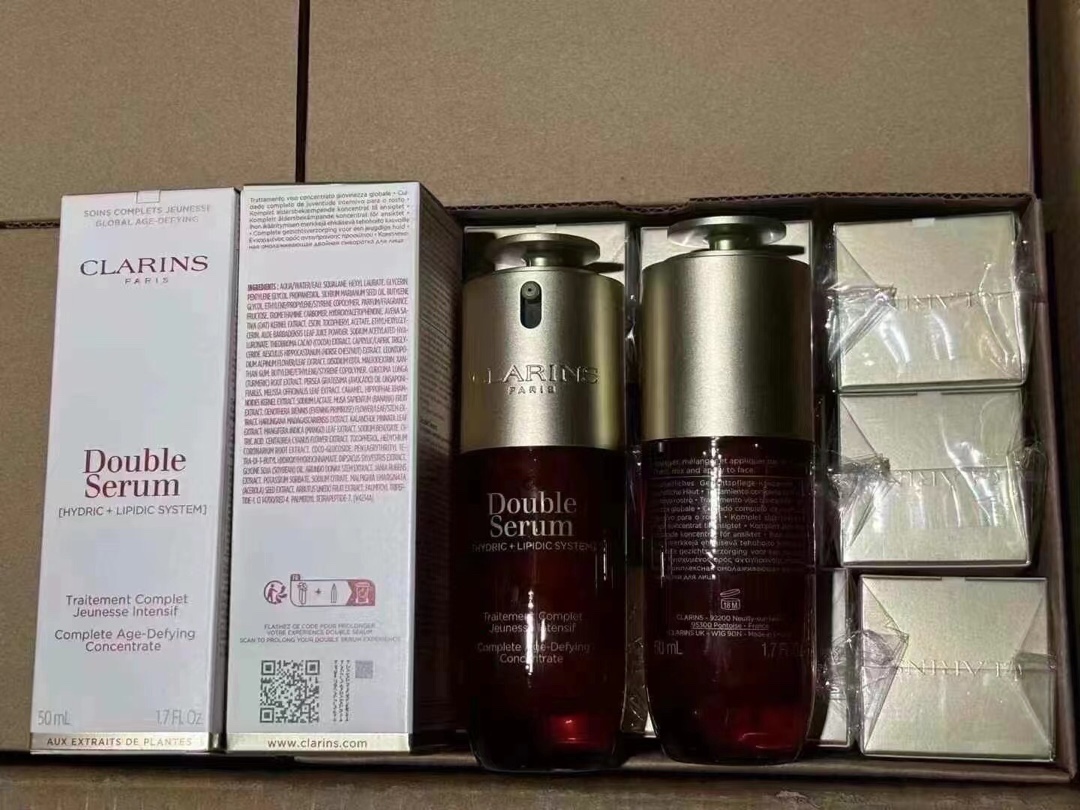 ¡70! ¡Esencia doble de Clarins, versión Mingtong, frasco pequeño, 50ml / se puede etiquetar en chino ✔ versión completa…