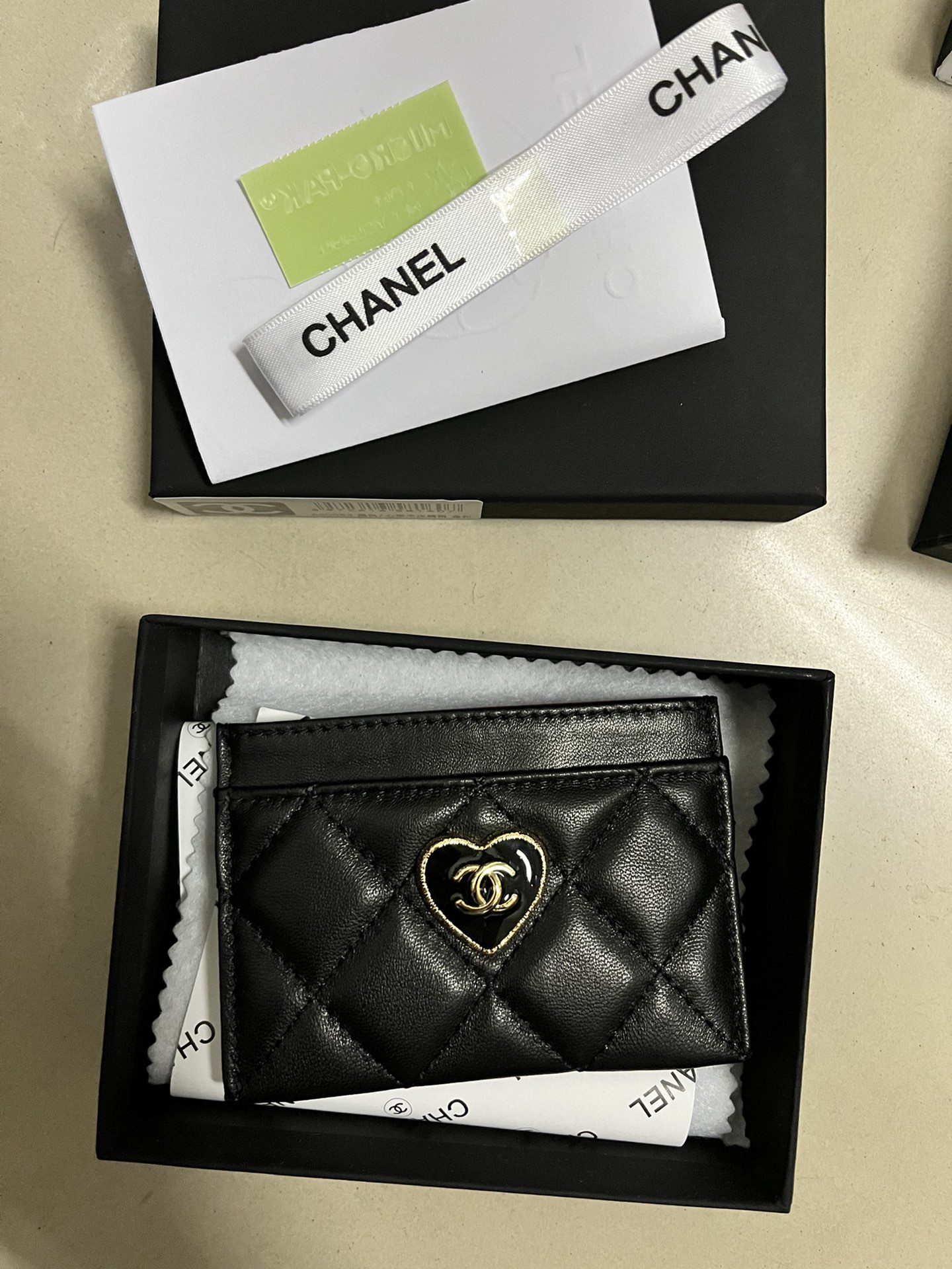 Chanel香奈儿羊皮カードケース - 高品質な全皮仕様