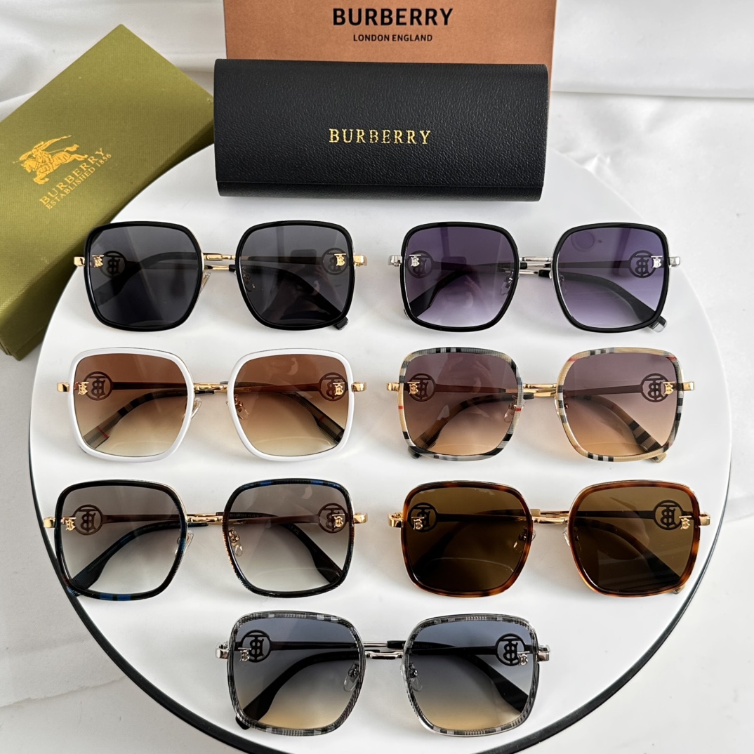  ‼️ 模特图 BURBERR*⭐️⭐️⭐️MODEL：BE6001⭐️⭐️⭐️SIZE：56口19-1