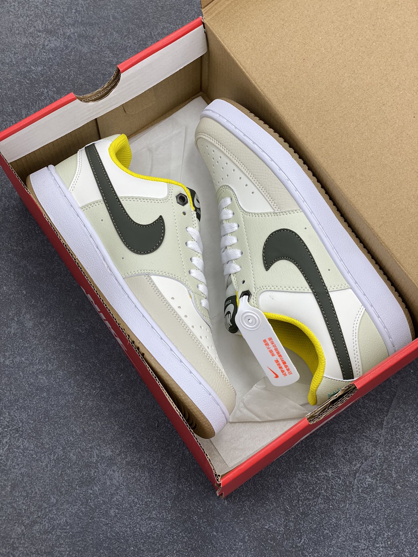 图片[9]-福利特价 Nike Court Borough Low 低帮百搭透气休闲运动板鞋男女鞋 经典耐用的设计，兼顾舒适脚感和出众风范，演绎匠心之作。结构性的支撑贴合感结合复古篮球设计，塑就场外全明星风范。 货号：FV3630-131 尺码：36 36.5 37.5 38 38.5 39 40 40.5 41 42 42.5 43 44 45-选品中心