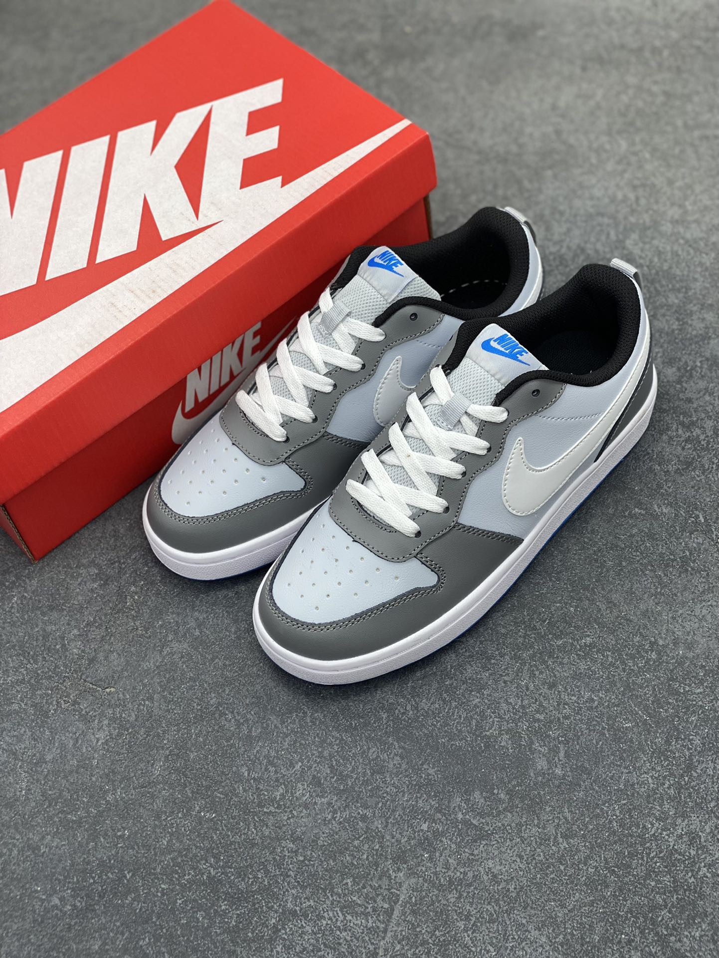 图片[8]-福利特价 Nike Court Borough Low 低帮百搭透气休闲运动板鞋男女鞋 经典耐用的设计，兼顾舒适脚感和出众风范，演绎匠心之作。结构性的支撑贴合感结合复古篮球设计，塑就场外全明星风范。 货号：BQ5448-019 尺码：36 36.5 37.5 38 38.5 39 40 40.5 41 42 42.5 43 44 45-选品中心