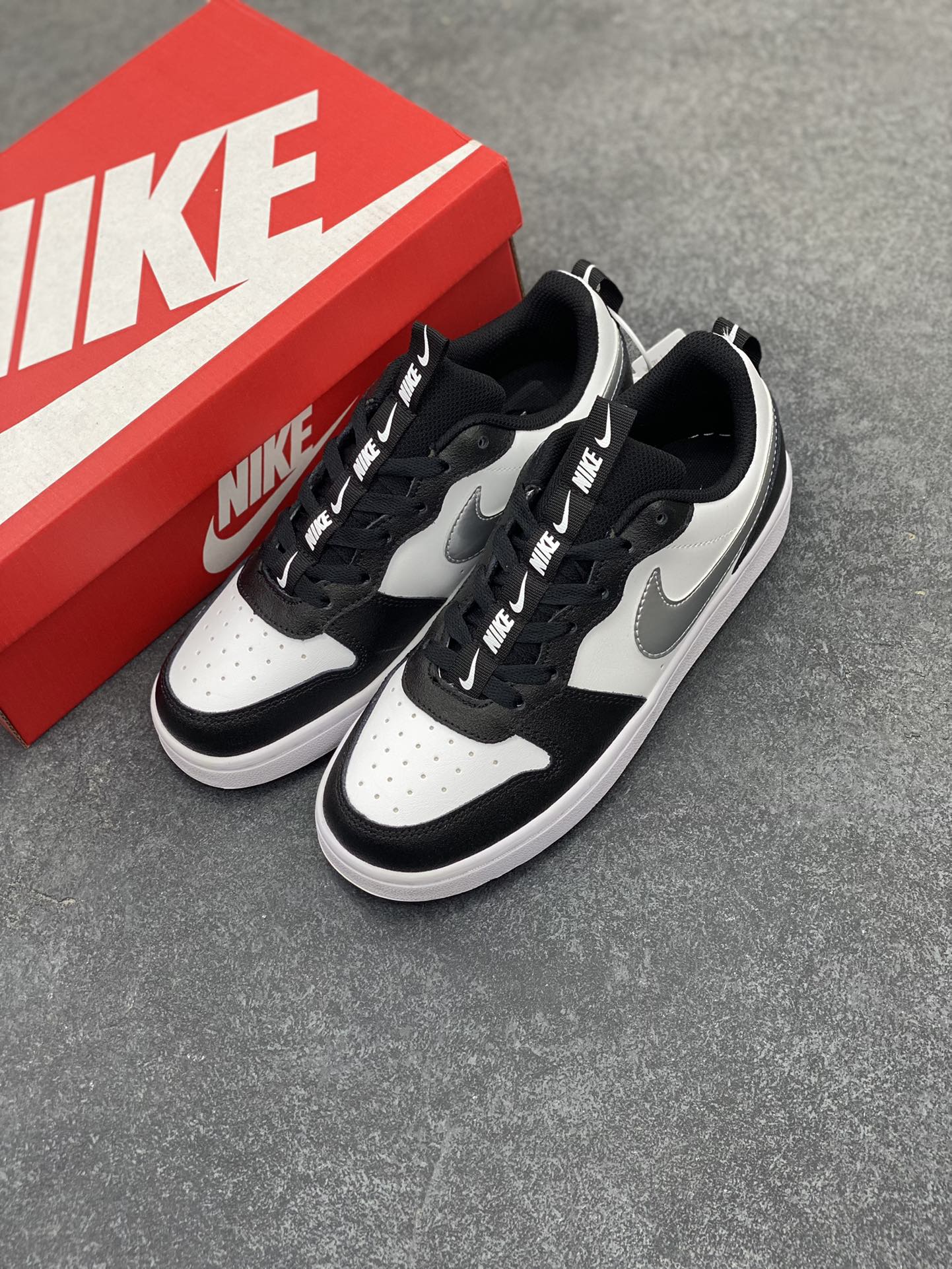 图片[8]-福利特价 Nike Court Borough Low 低帮百搭透气休闲运动板鞋男女鞋 经典耐用的设计，兼顾舒适脚感和出众风范，演绎匠心之作。结构性的支撑贴合感结合复古篮球设计，塑就场外全明星风范。 货号：CT3964-100 尺码：36 36.5 37.5 38 38.5 39 40 40.5 41 42 42.5 43 44 45-选品中心