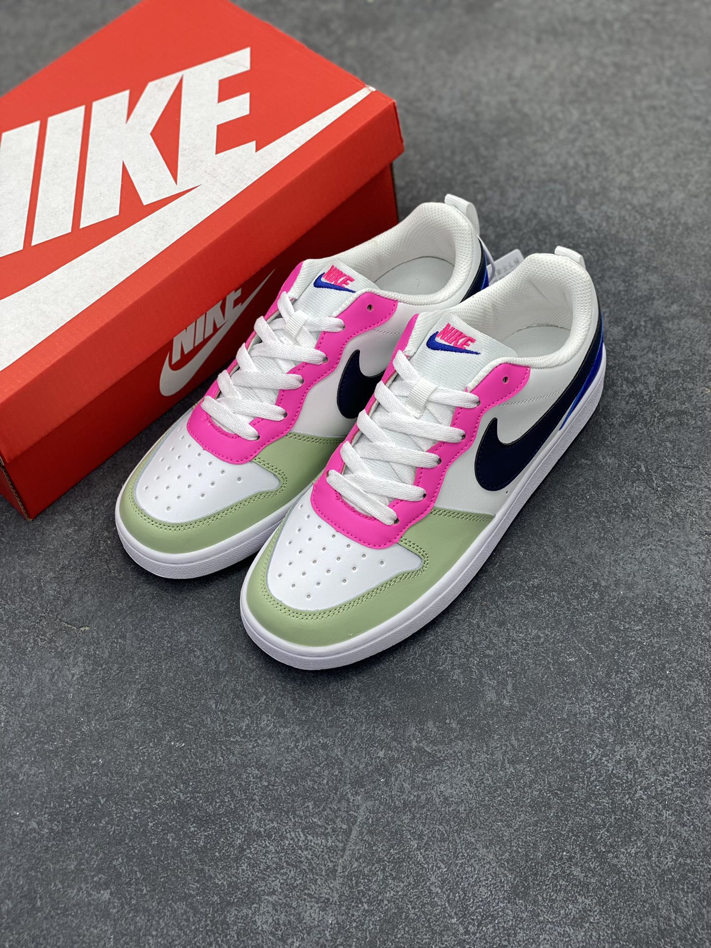 图片[8]-福利特价 Nike Court Borough Low 低帮百搭透气休闲运动板鞋男女鞋 经典耐用的设计，兼顾舒适脚感和出众风范，演绎匠心之作。结构性的支撑贴合感结合复古篮球设计，塑就场外全明星风范。 货号：DV5456-108 尺码：36 36.5 37.5 38 38.5 39 40 40.5 41 42 42.5 43 44 45-选品中心