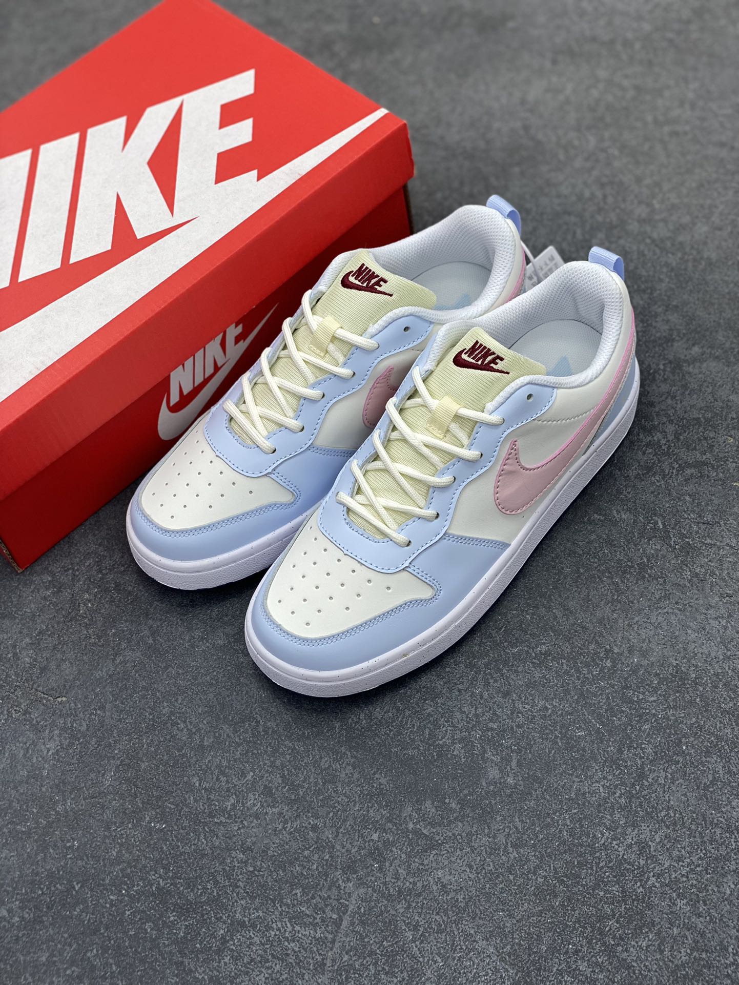 图片[8]-福利特价 Nike Court Borough Low 低帮百搭透气休闲运动板鞋男女鞋 经典耐用的设计，兼顾舒适脚感和出众风范，演绎匠心之作。结构性的支撑贴合感结合复古篮球设计，塑就场外全明星风范。 货号：FV8120-141-1 尺码：36 36.5 37.5 38 38.5 39 40 40.5 41 42 42.5 43 44 45-选品中心