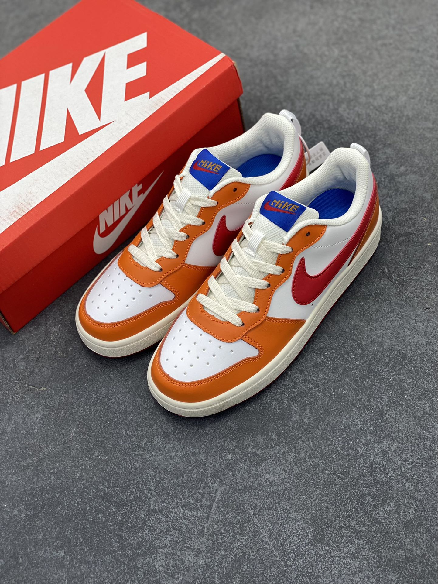 图片[8]-福利特价 Nike Court Borough Low 低帮百搭透气休闲运动板鞋男女鞋 经典耐用的设计，兼顾舒适脚感和出众风范，演绎匠心之作。结构性的支撑贴合感结合复古篮球设计，塑就场外全明星风范。 货号：BQ5448-105 尺码：36 36.5 37.5 38 38.5 39 40 40.5 41 42 42.5 43 44 45-选品中心