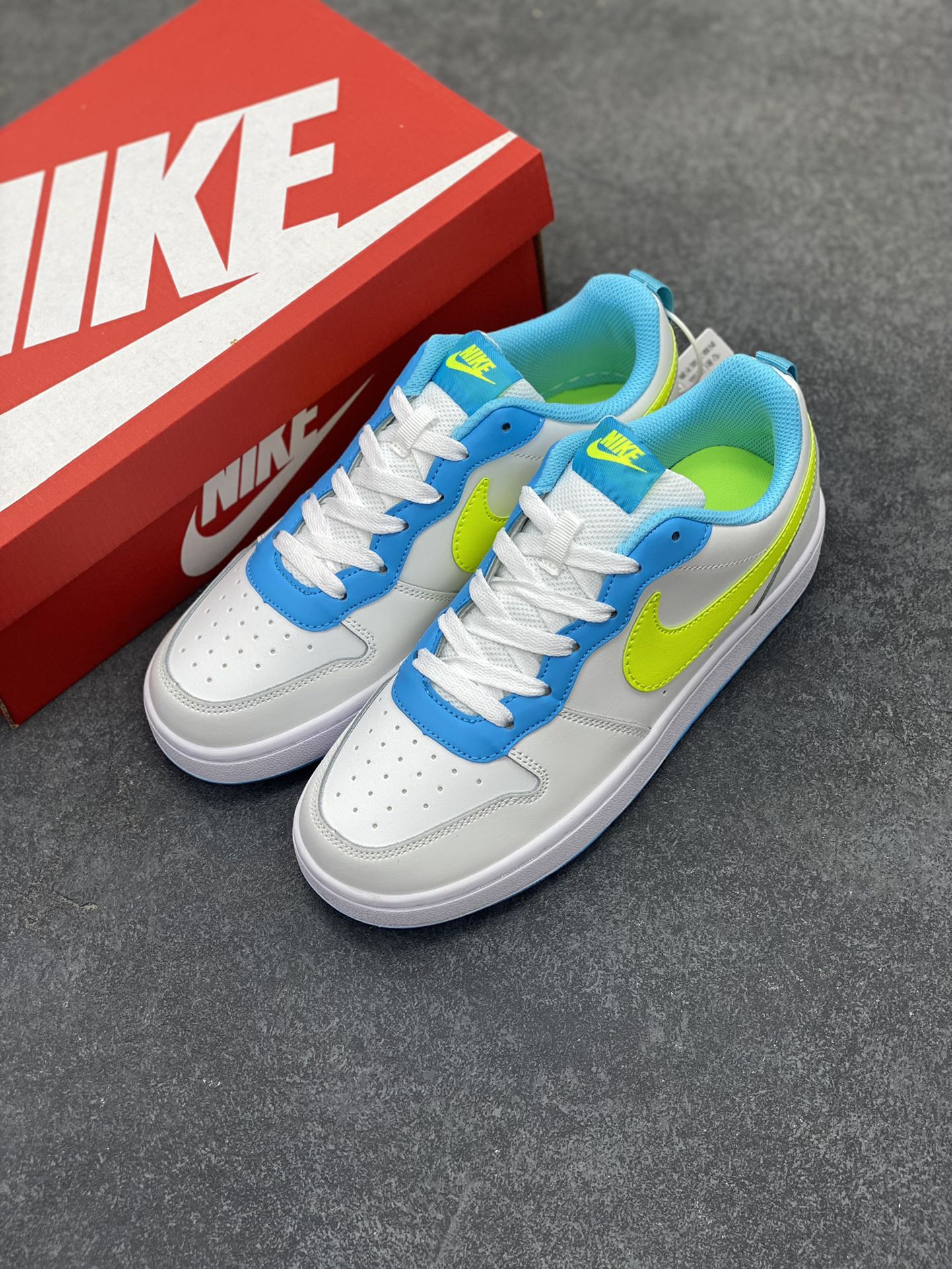 图片[8]-福利特价 Nike Court Borough Low 低帮百搭透气休闲运动板鞋男女鞋 经典耐用的设计，兼顾舒适脚感和出众风范，演绎匠心之作。结构性的支撑贴合感结合复古篮球设计，塑就场外全明星风范。 货号：BQ5448-122 尺码：36 36.5 37.5 38 38.5 39 40 40.5 41 42 42.5 43 44 45-选品中心