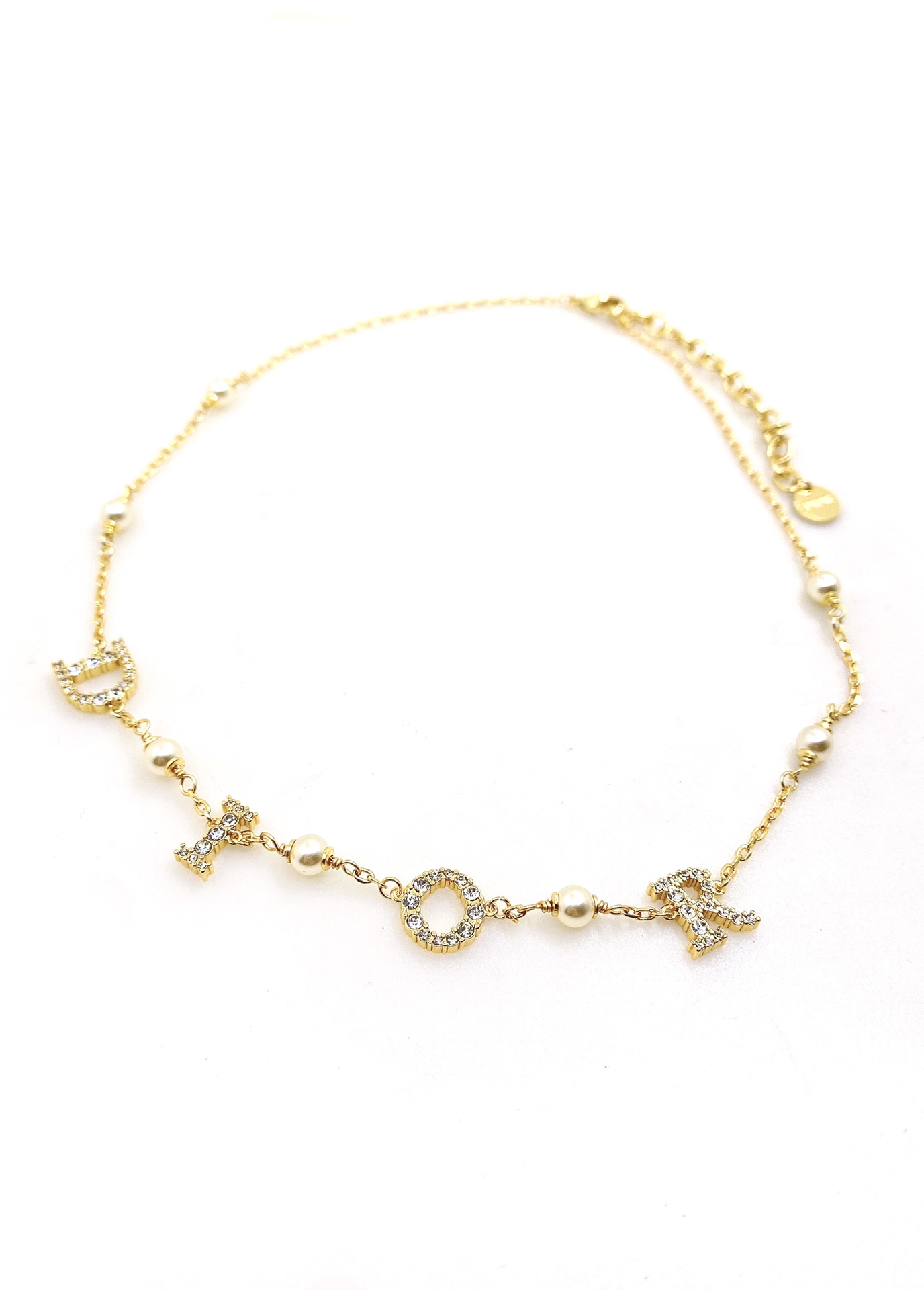 NO:107385,D*or latest full diamond do necklace】Uncommon ZP brass material, jewelry quality, necklace19860909D*or 最新款满钻do项链】一致ZP黄铜材质,饰品精品,necklace,Jewelry