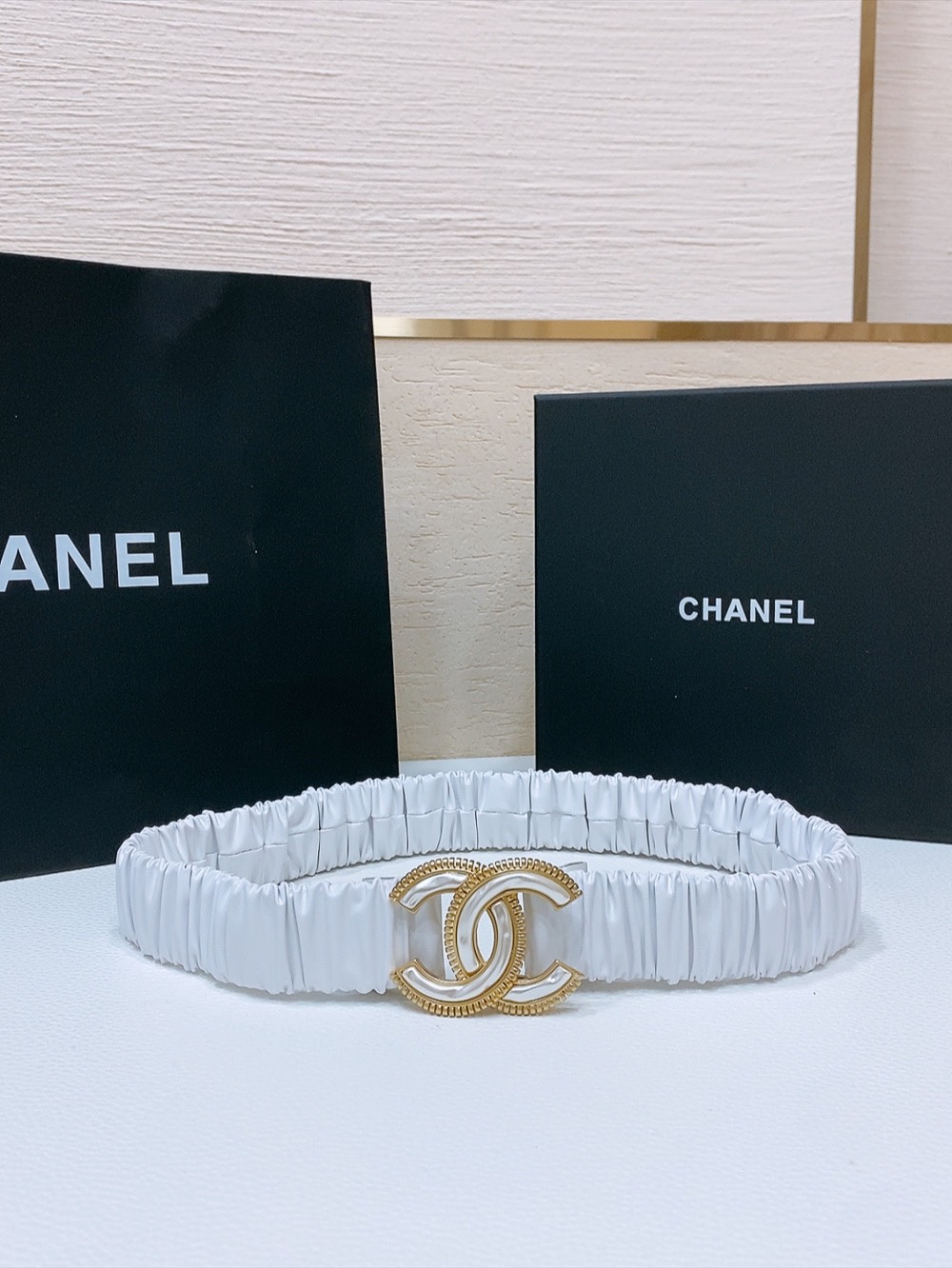 Chanel 代购级 香奈儿 chanel 24c cc树脂白 齿链黄铜logo扣 小牛皮 银色金属 与 金色金属 3