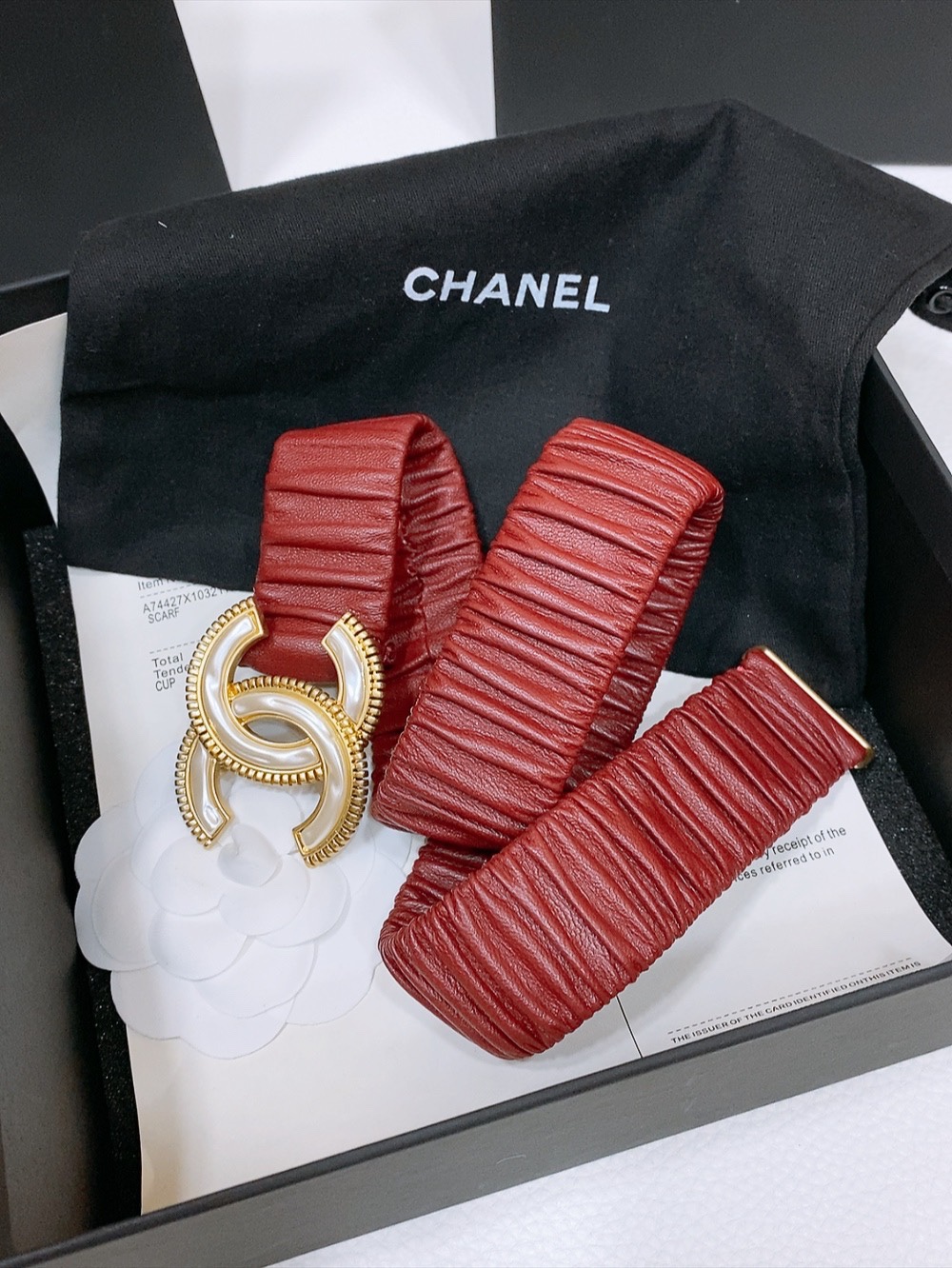 Chanel 代购级 香奈儿 chanel 24c cc树脂白 齿链黄铜logo扣 小牛皮 银色金属 与 金色金属 3