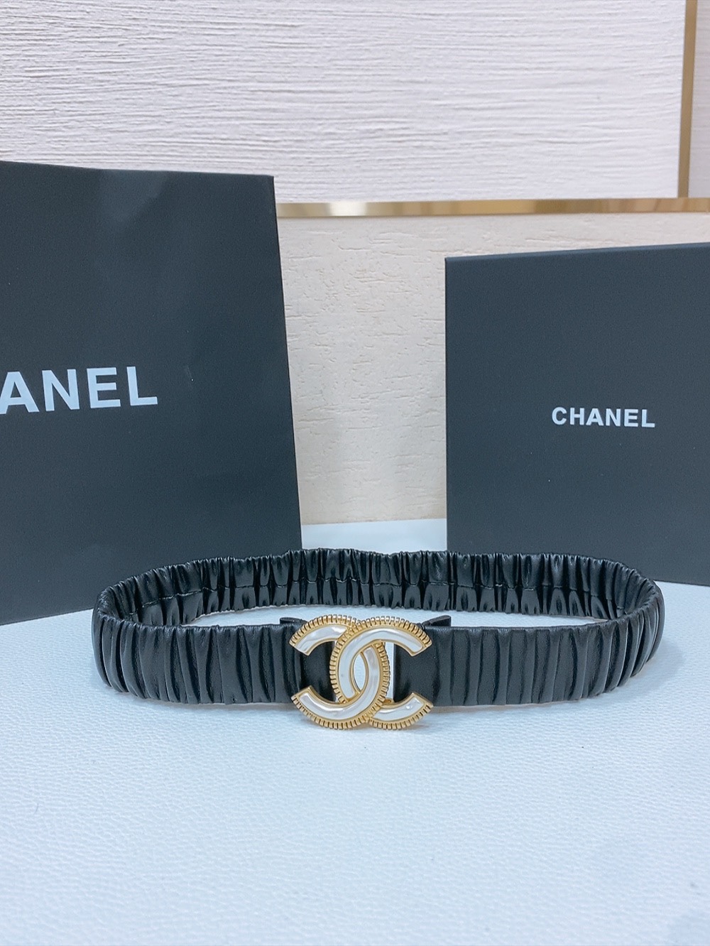 Chanel 代购级 香奈儿 chanel 24c cc树脂白 齿链黄铜logo扣 小牛皮 银色金属 与 金色金属 3