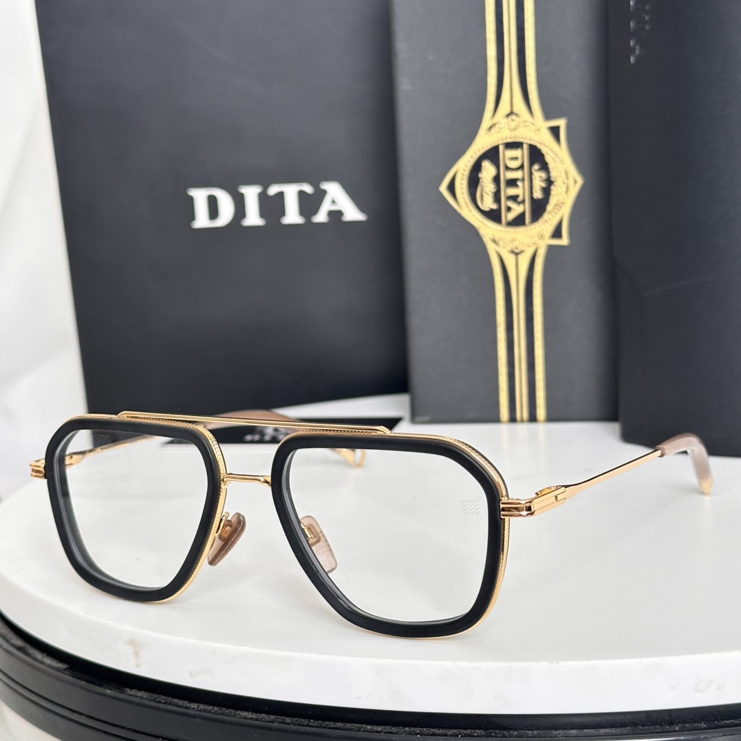  ‼️Dita 
mod：DLA433
高清正品镜片 金灿灿 
Size：53-20 142-