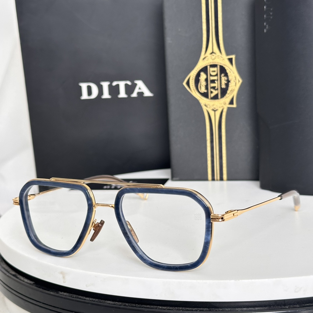  ‼️Dita 
mod：DLA433
高清正品镜片 金灿灿 
Size：53-20 142-