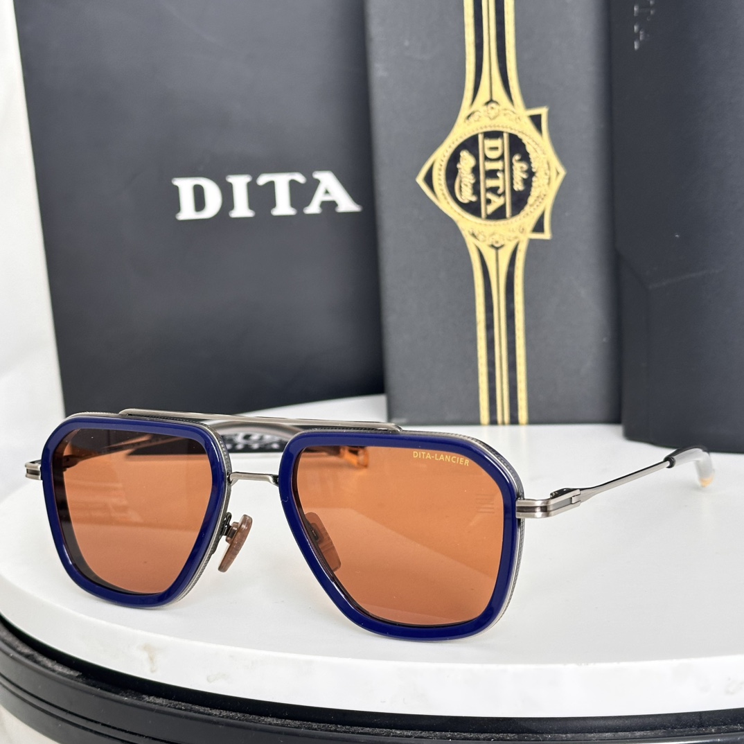  ‼️Dita 
mod：DLA433
高清正品镜片 金灿灿 
Size：53-20 142-