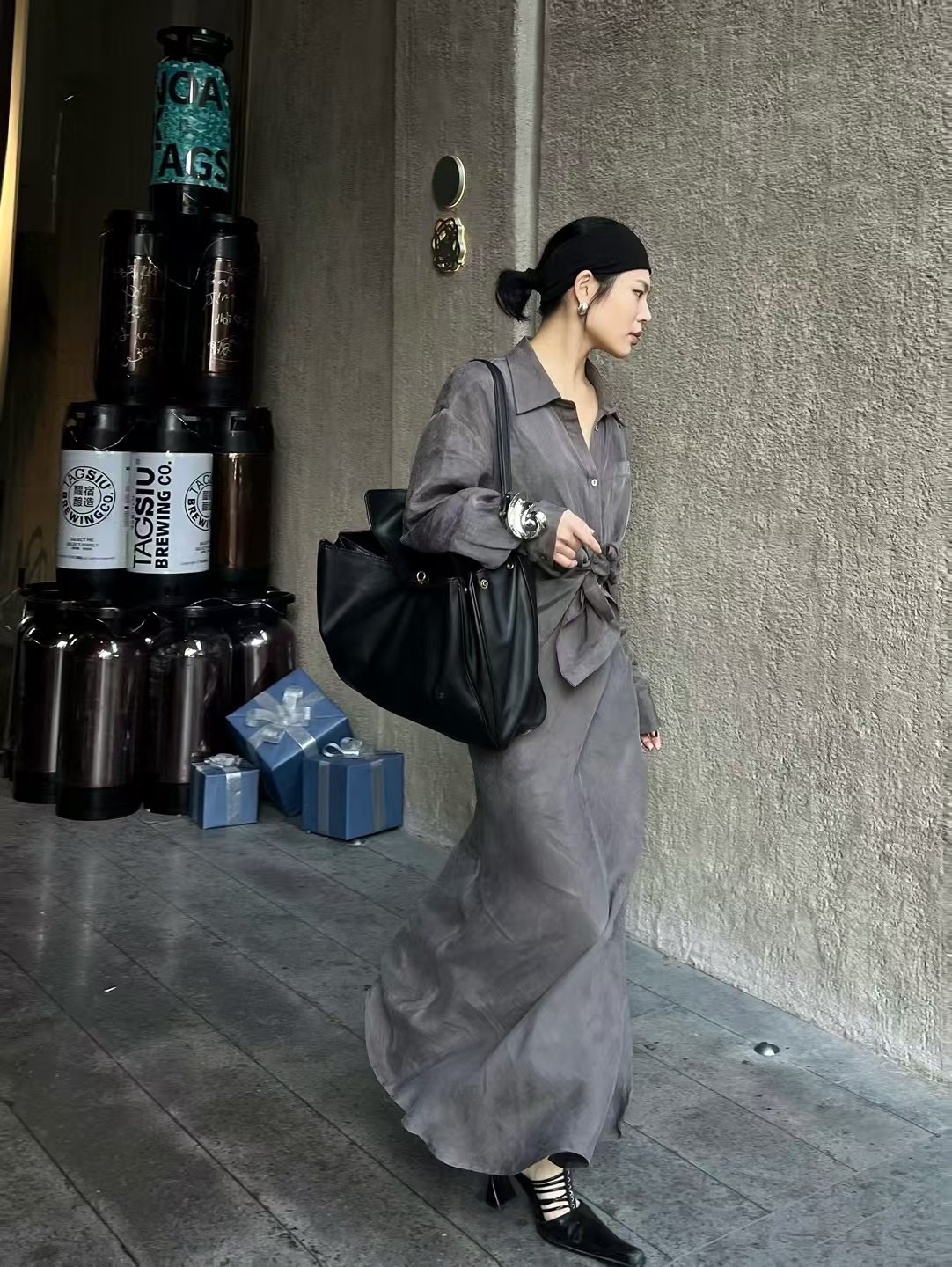“High-Quality Women’s Clothing: Soft, Airy, Light-Up, Elegant, Simple, Imported, Three Colors, SMLXL Sizes” - 图片 8