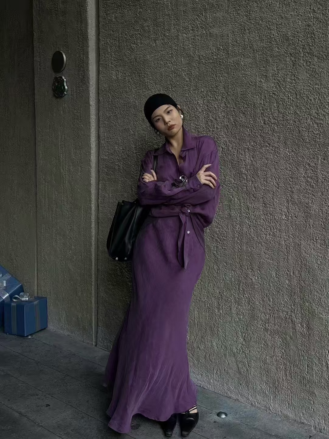 “High-End Women’s Clothes: Soft Hand Mask with Elegant Design in Three Colors, SMLXL Sizes” - 图片 7