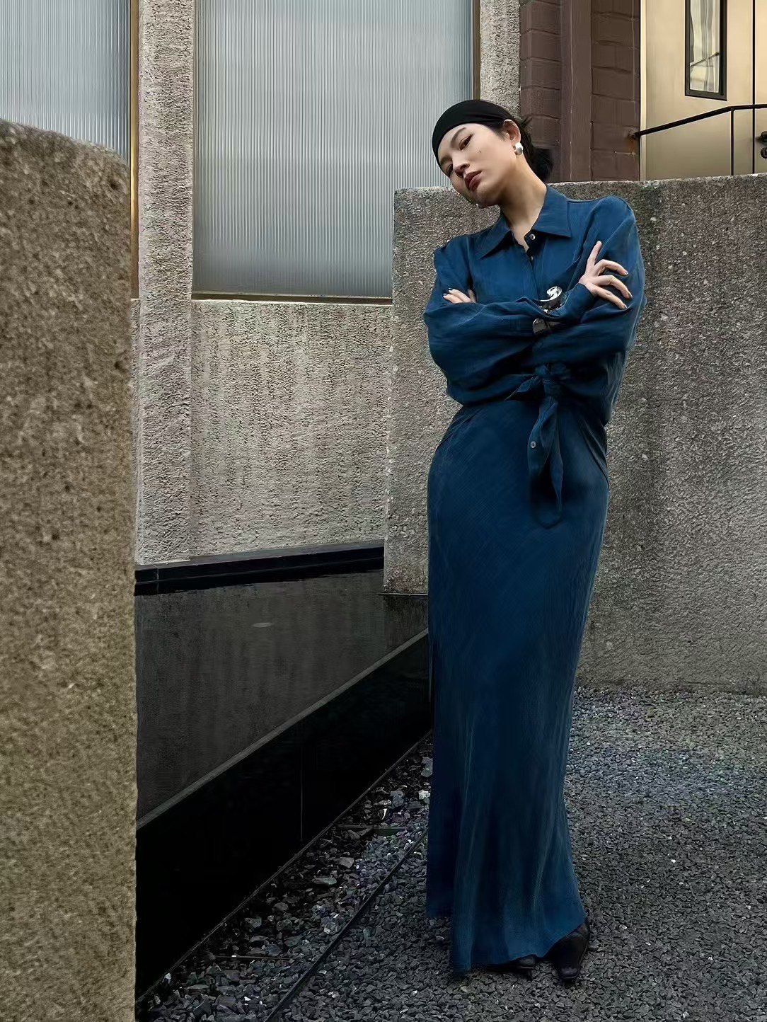 “High-End Quality Women’s Clothing: Soft, Comfortable, and Elegant Masks in Three Colors” - 图片 5