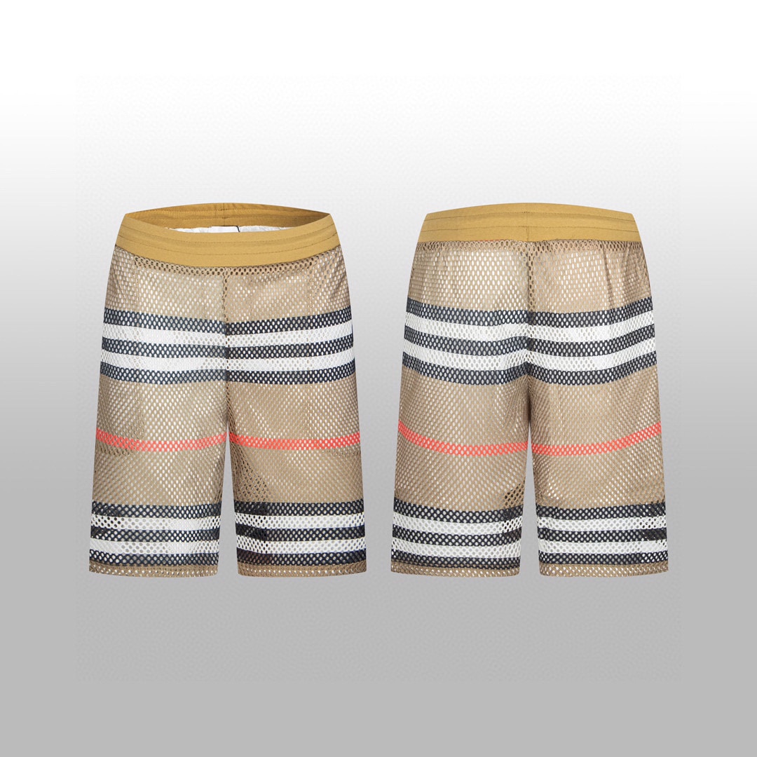 New Burberry Cornelius Striped Shorts Collection: 276 High-End Unisex Fashion Pieces - 图片 3