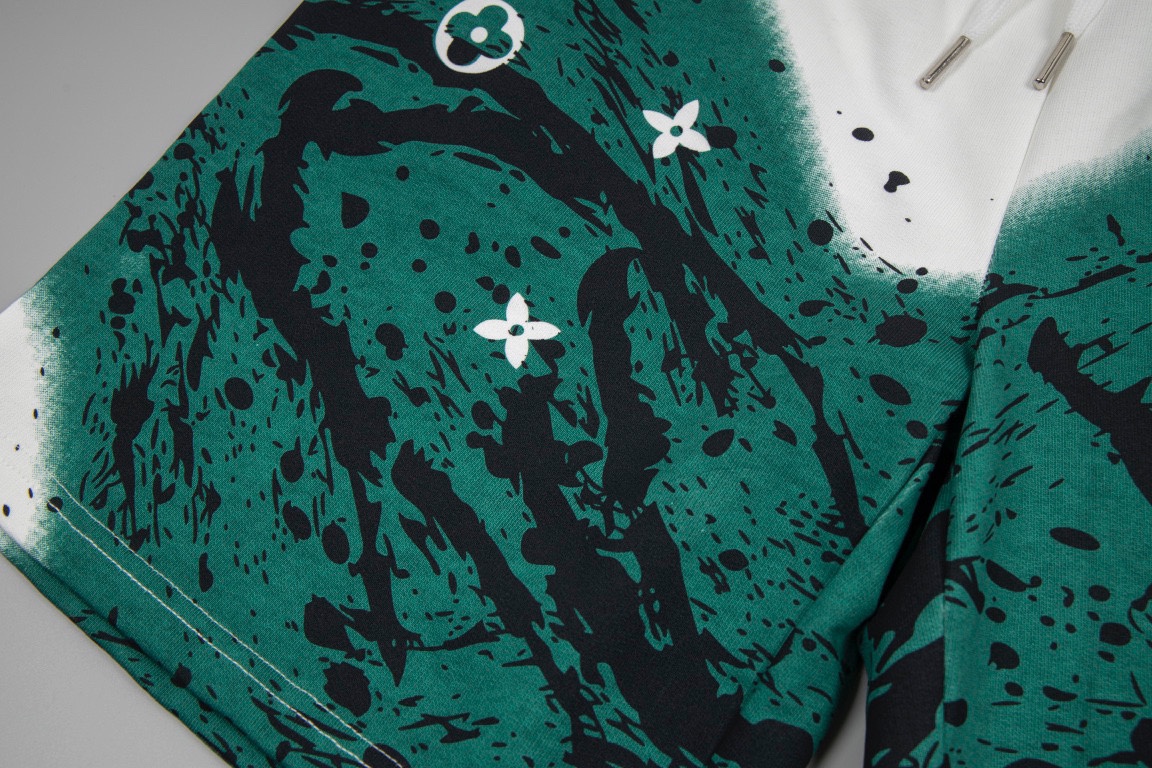 New Spring and Summer 3D Shorts T-Shirt: High Version, Classic Design, Perfect Detail Processing - 图片 8