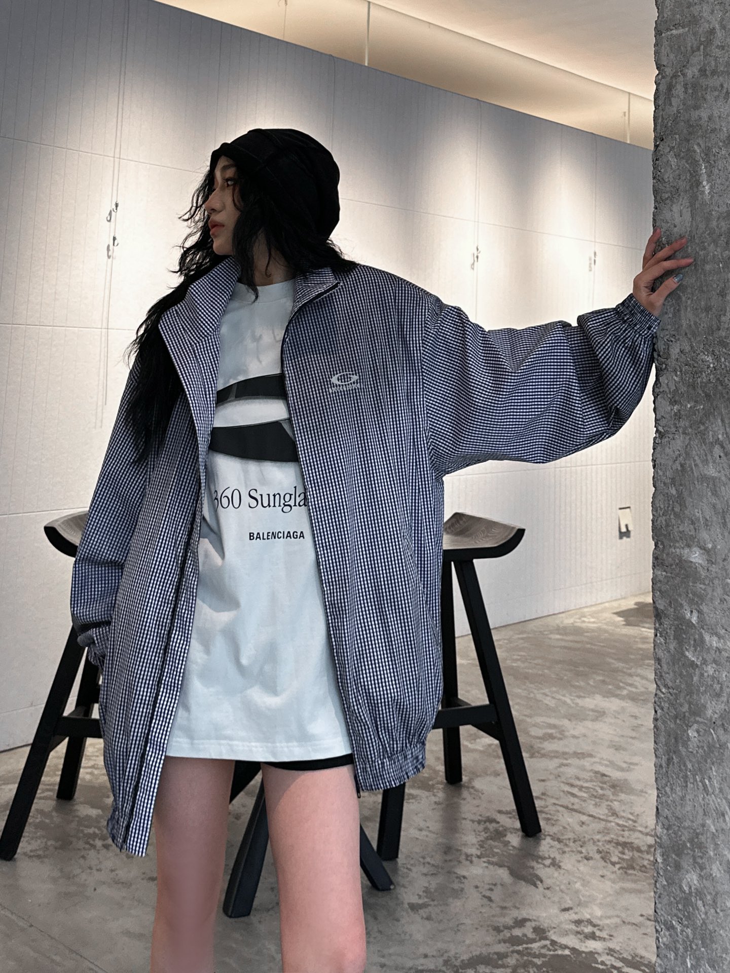  🆕NEW｜新款风衣外套，进口再生纤维面料，透气舒适不易皱，定织格纹面料杂色混织细节超棒，前胸后背进口立