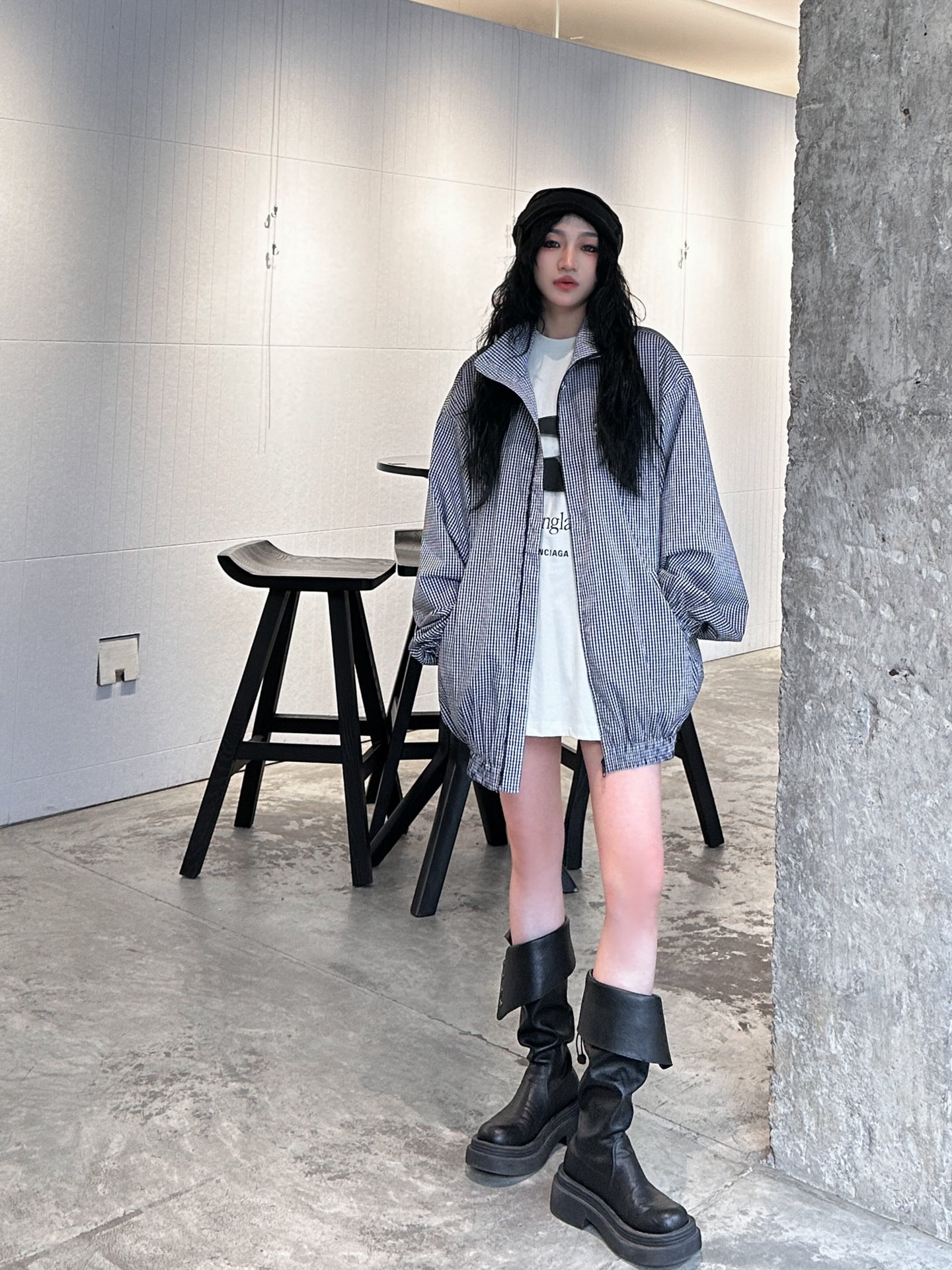 🆕NEW｜新款风衣外套，进口再生纤维面料，透气舒适不易皱，定织格纹面料杂色混织细节超棒，前胸后背进口立