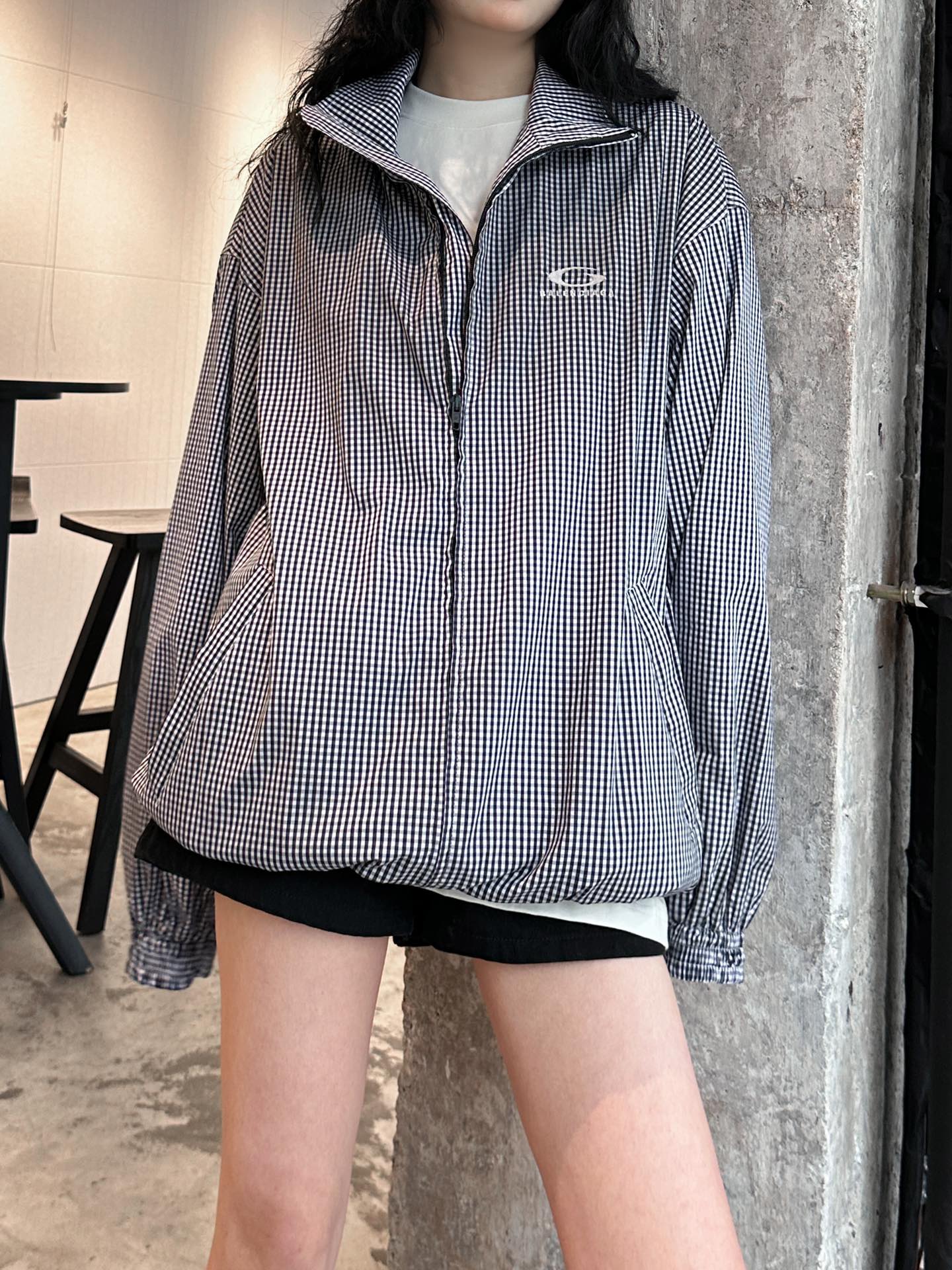  🆕NEW｜新款风衣外套，进口再生纤维面料，透气舒适不易皱，定织格纹面料杂色混织细节超棒，前胸后背进口立