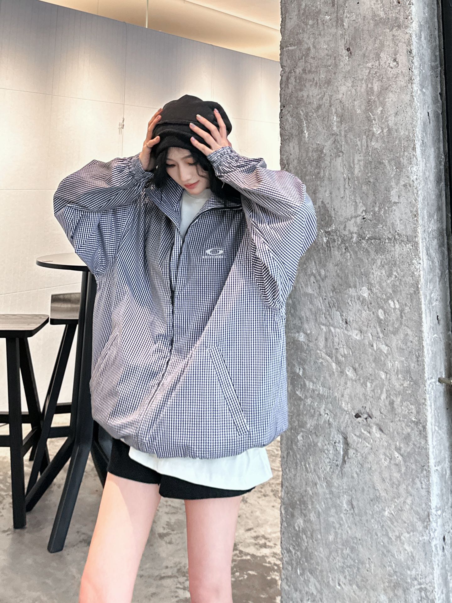  🆕NEW｜新款风衣外套，进口再生纤维面料，透气舒适不易皱，定织格纹面料杂色混织细节超棒，前胸后背进口立