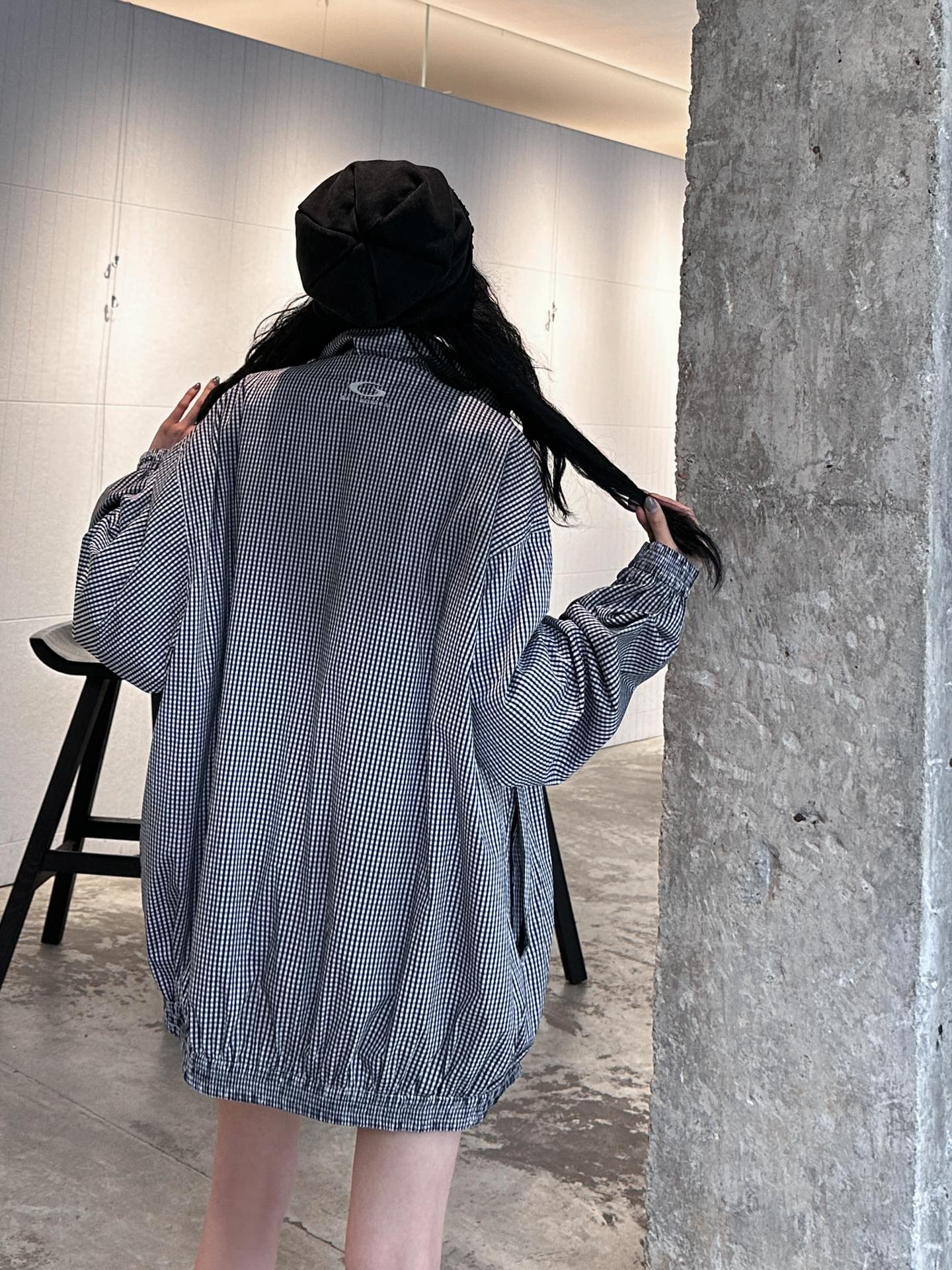  🆕NEW｜新款风衣外套，进口再生纤维面料，透气舒适不易皱，定织格纹面料杂色混织细节超棒，前胸后背进口立