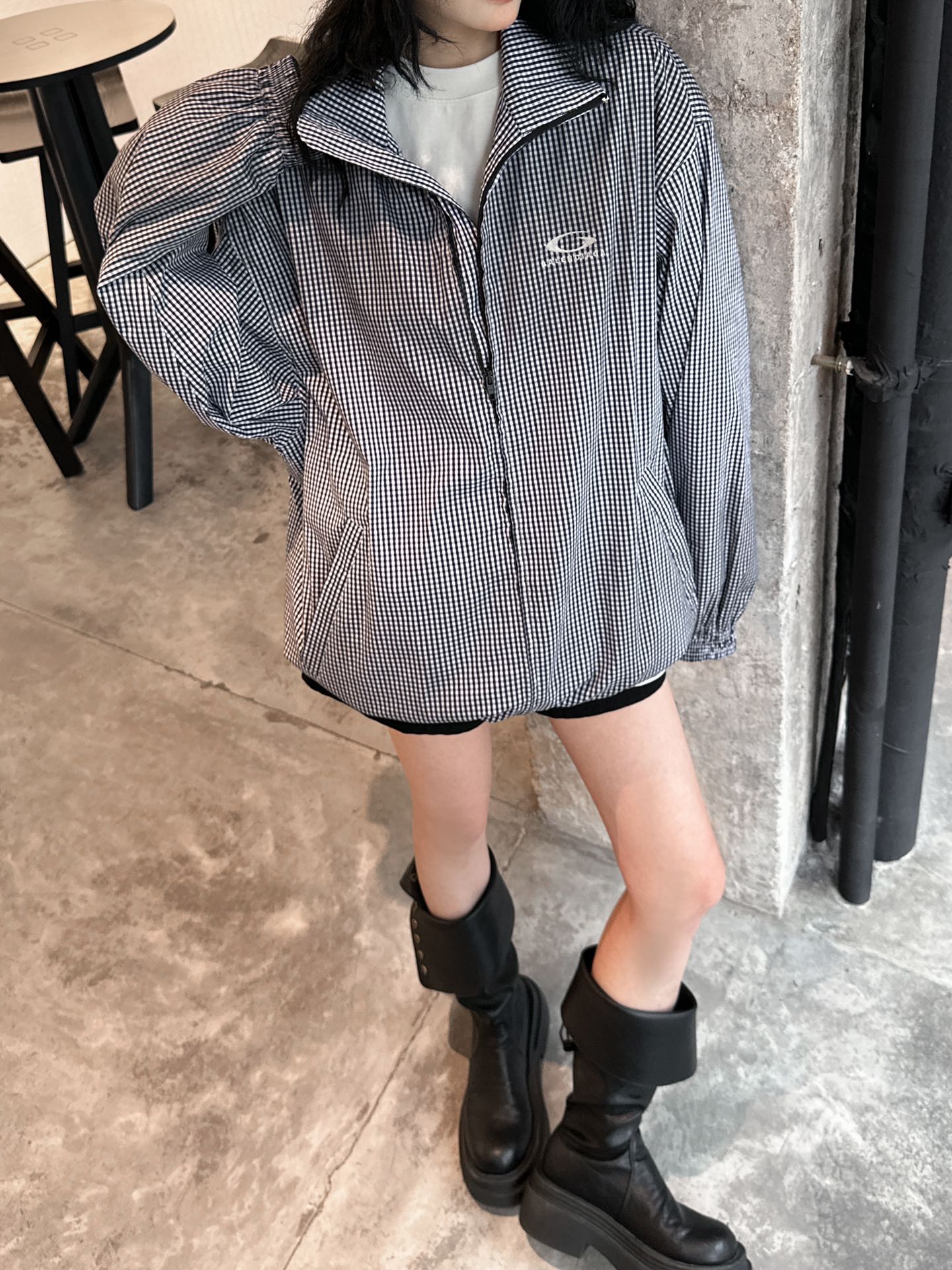  🆕NEW｜新款风衣外套，进口再生纤维面料，透气舒适不易皱，定织格纹面料杂色混织细节超棒，前胸后背进口立