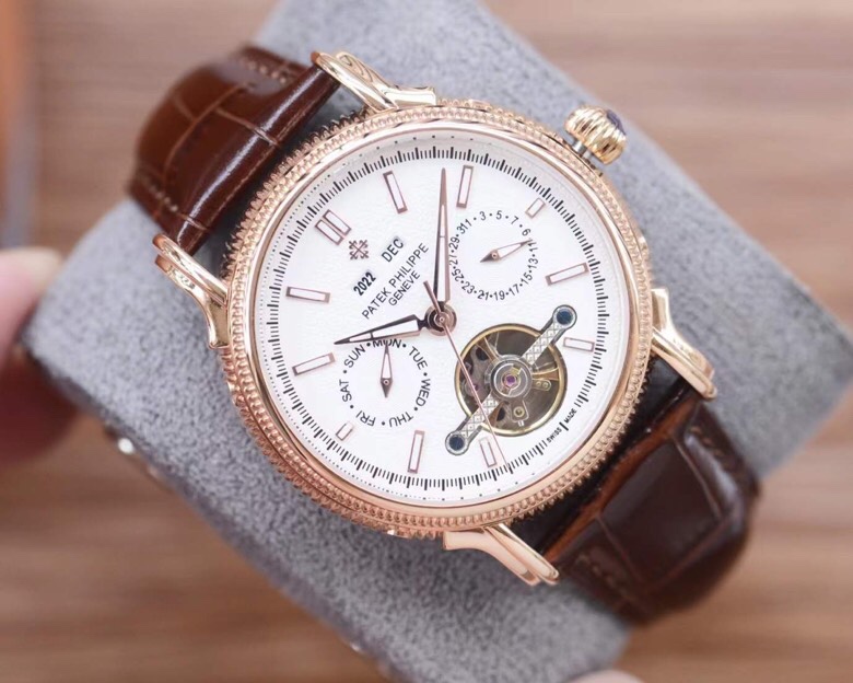 NO:726607,Patek hilie (atek hilie) boutique men's watch, exquisitely crafted, tourbillon selection, multi-function display including perpetual calendar, day and week calendar, showing exquisite details and superb skills, equipped with multi-function fully automatic mechanical movement, top 316 stainless steel case, imported calfskin strap, mineral super mirror, size 43x13mm noble model, gentleman style, status symbol, show your unique taste!,, patek philippe, cowhide19860909百达翡丽(atek hilie 精品男士腕表,精雕细琢,陀飞轮精选,多功能显示 包含万年历 星期 日历尽显精致细节与高超技艺,搭载多功能全自动机械机芯,顶级316精钢表壳,进口小牛皮表带,矿物质超强镜面,尺寸43x13mm尊贵典范,绅士风范,身份的象征,展现你的独特品味！,,patek philippe,cowhide,Watch