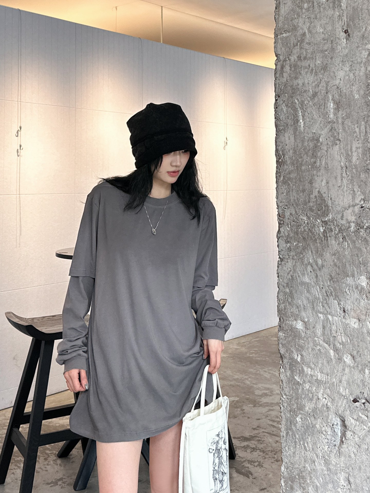  🆕Rick Owens ｜新款t恤，纯棉面料，重工做旧水洗工艺，喷色处理废土风十足，假两件设计一衣多穿
