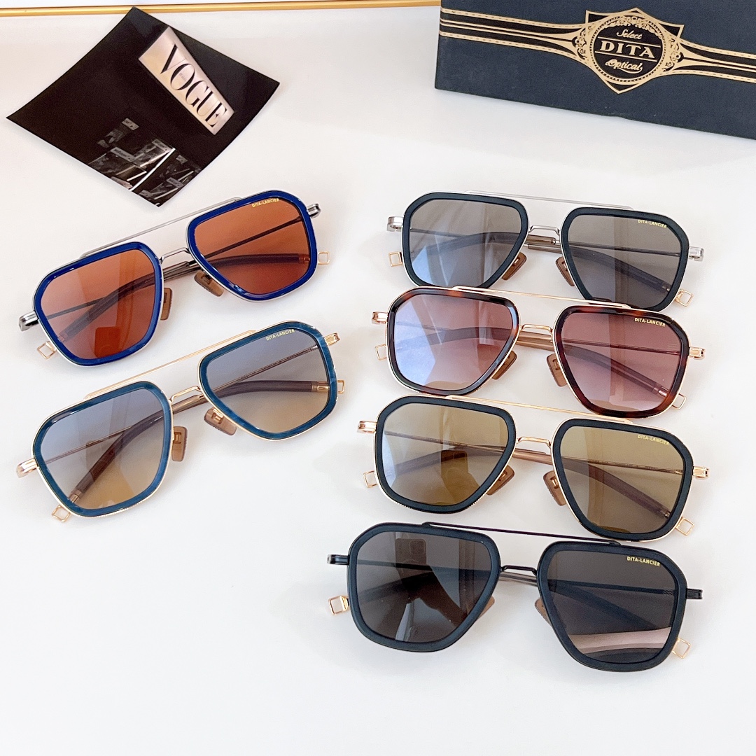  Dita 
mod：DLA433
高清正品镜片 金灿灿 
Size：53-20 142
🔝🔝