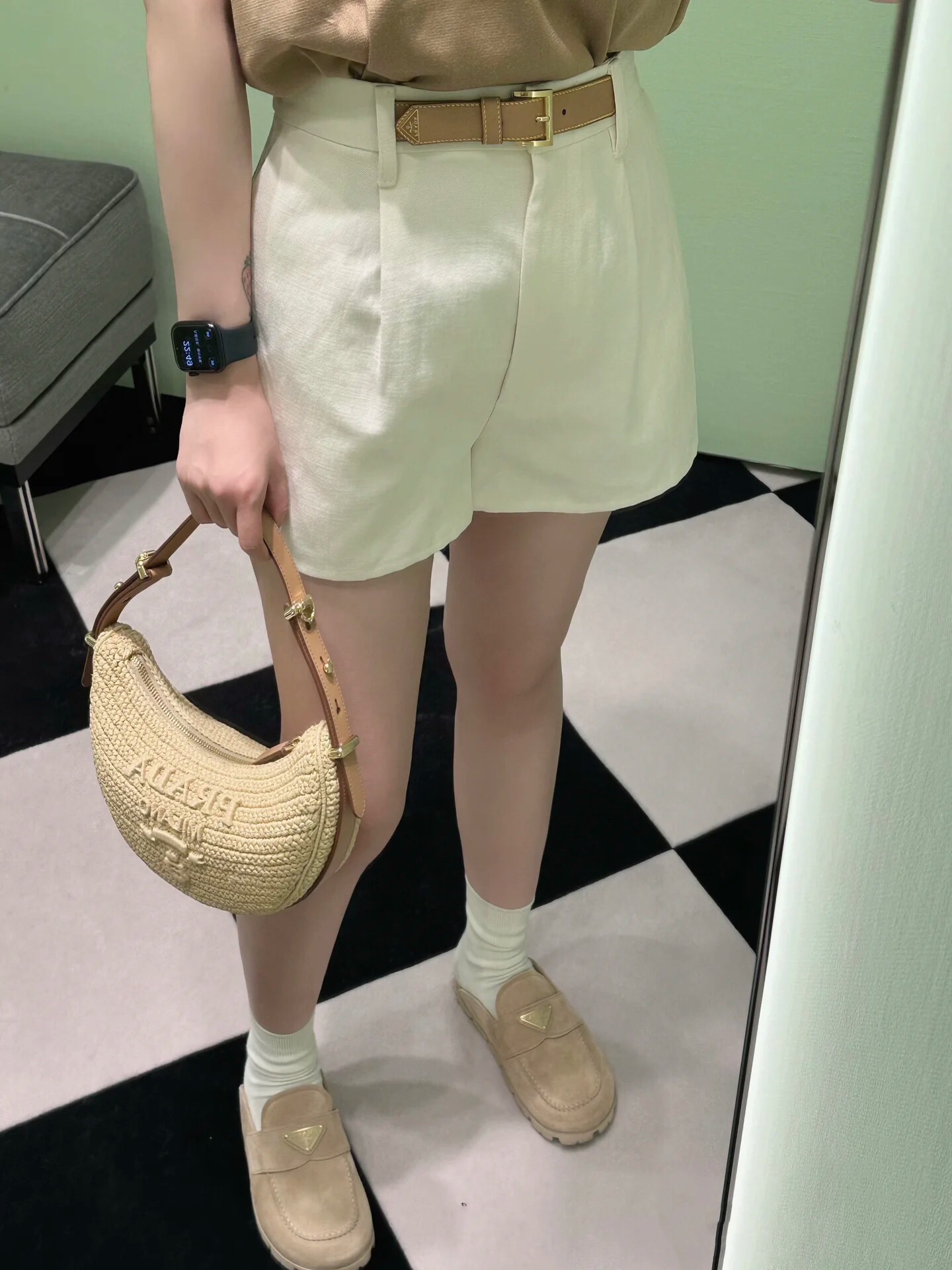 NO:229681,Share pictures of the foot, loafers half-trolled, loafers19860909上脚图分享,乐福鞋半拖,loafers,Women's Shoes