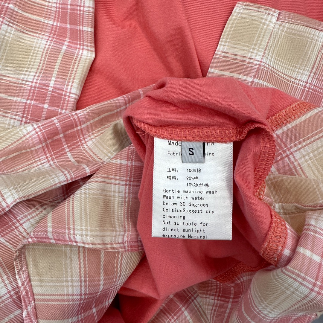  🆕ACNE｜新款长袖，磨毛棉面料，拼接定制格纹衬衫，假两件设计感十足，宽松版型不挑人，尺码Sml