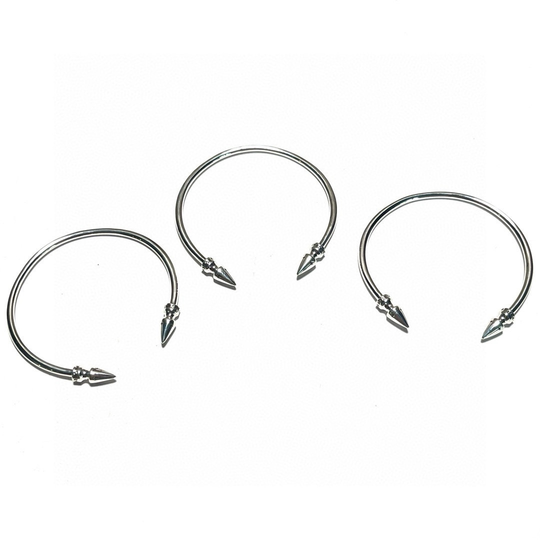 NO:107097,[New Products on the Market] Croxin Chrome Hearts Double-headed nail bracelet The highest version level Croxin classic work It feels very touching when worn on a single stack size: open and single size, jewelry quality, chrome hearts, chrome hearts, bracelet19860909【新品上市】克罗心Chrome hearts 双头钉子手镯 最高版本级别 克罗心经典之作 单戴叠戴都很有感觉 size:开口均码,饰品精品,chrome hearts,chrome hearts,bracelet,Jewelry