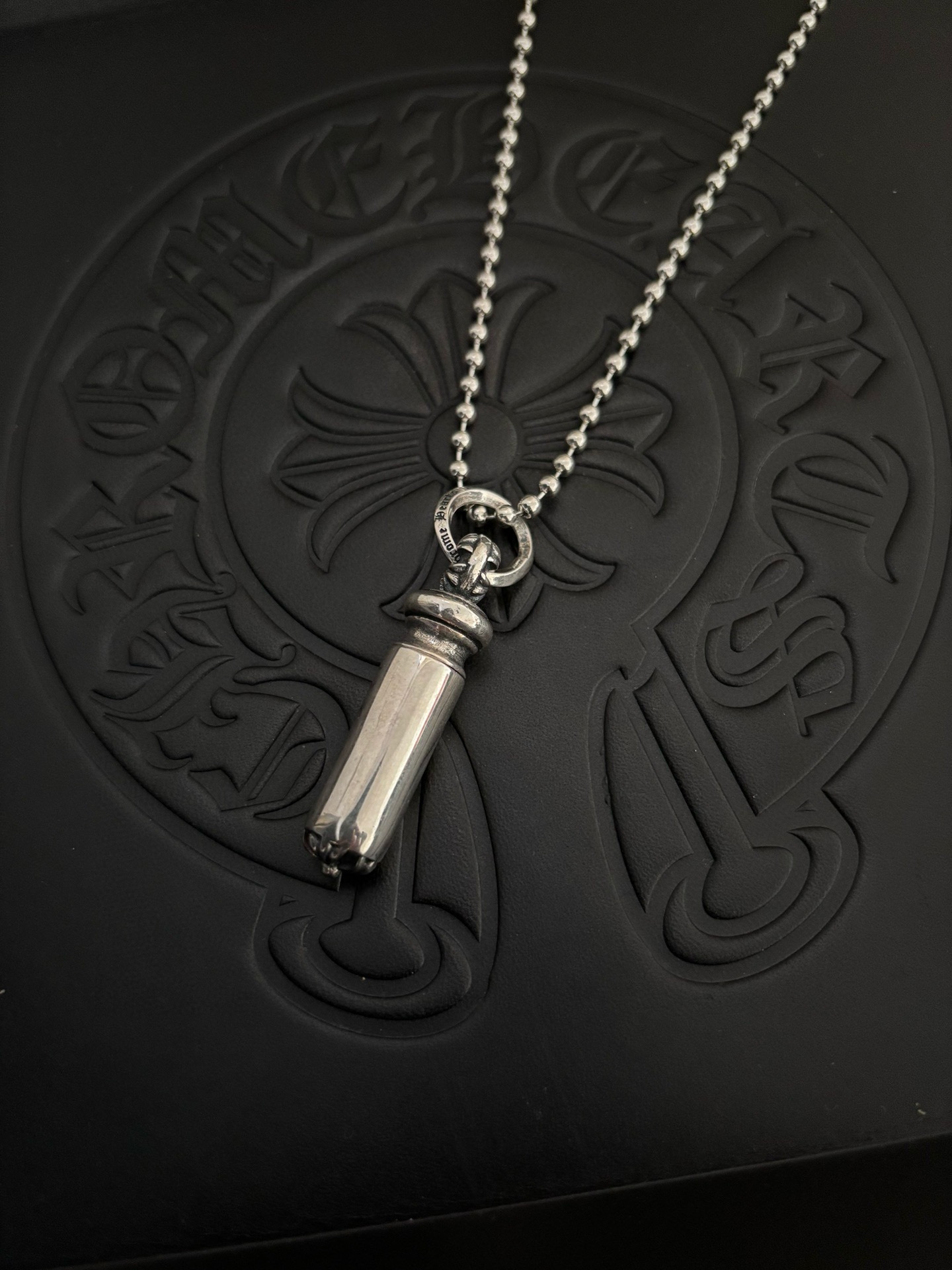 NO:107107,Cro Crossblade bullet pendant necklace, jewelry boutique, chrome hearts, necklace19860909克罗十字花子弹吊坠项链,饰品精品,chrome hearts,necklace,Jewelry