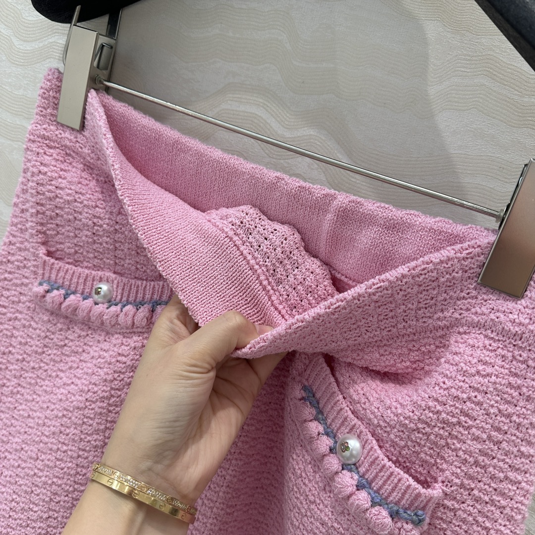 独家首发❤️原单品质Coco女孩25。春夏新品！超粉嫩的手摇织带半裙。绝美小仙女白富美神器！重工定制特种