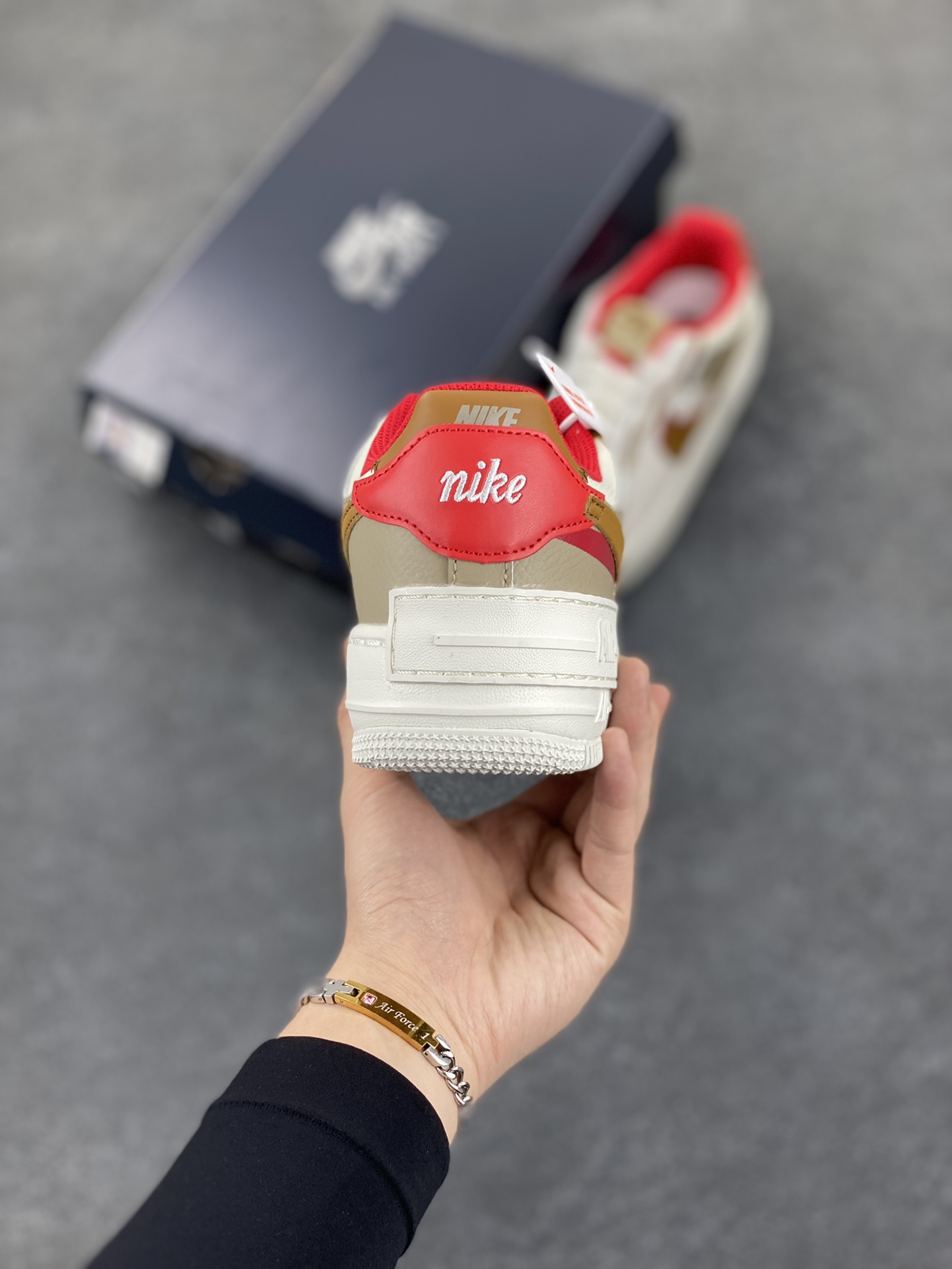 图片[4]-NK Air Force 1 Shadow 轻量增高低帮百搭板鞋\”拼接马卡龙\” 全新少女系解构主义设计双层轻量EVA发泡中底+防滑RB橡胶外圈底鞋底 原楦头原纸板 打造纯正空军版型 专注外贸渠道 全掌内置蜂窝气垫 原盒配件 原厂中底钢印、拉帮完美 货号：HQ3400-030 尺码：35.5 36 36.5 37.5 38 38.5 39 40-选品中心