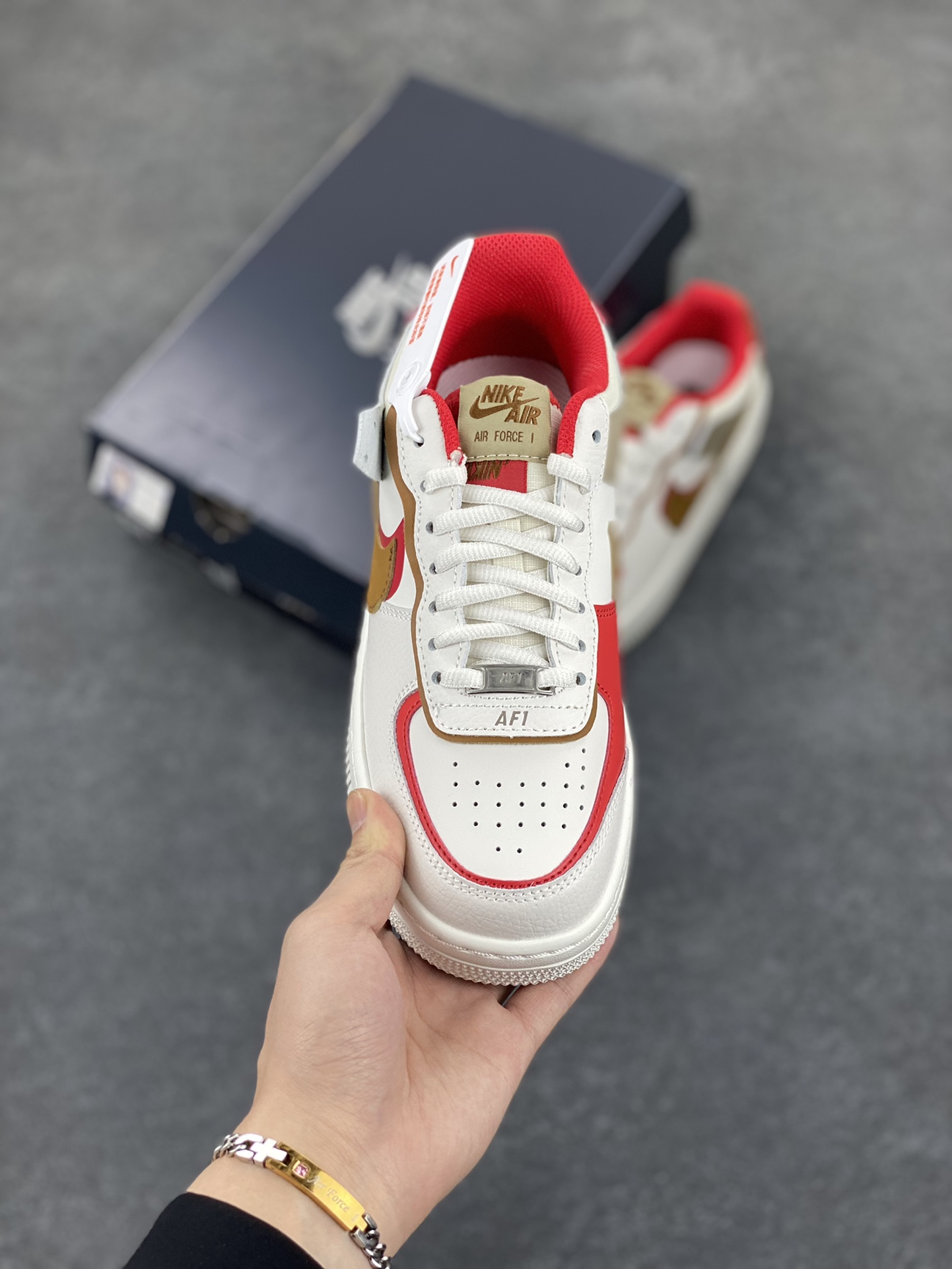 图片[2]-NK Air Force 1 Shadow 轻量增高低帮百搭板鞋\”拼接马卡龙\” 全新少女系解构主义设计双层轻量EVA发泡中底+防滑RB橡胶外圈底鞋底 原楦头原纸板 打造纯正空军版型 专注外贸渠道 全掌内置蜂窝气垫 原盒配件 原厂中底钢印、拉帮完美 货号：HQ3400-030 尺码：35.5 36 36.5 37.5 38 38.5 39 40-选品中心